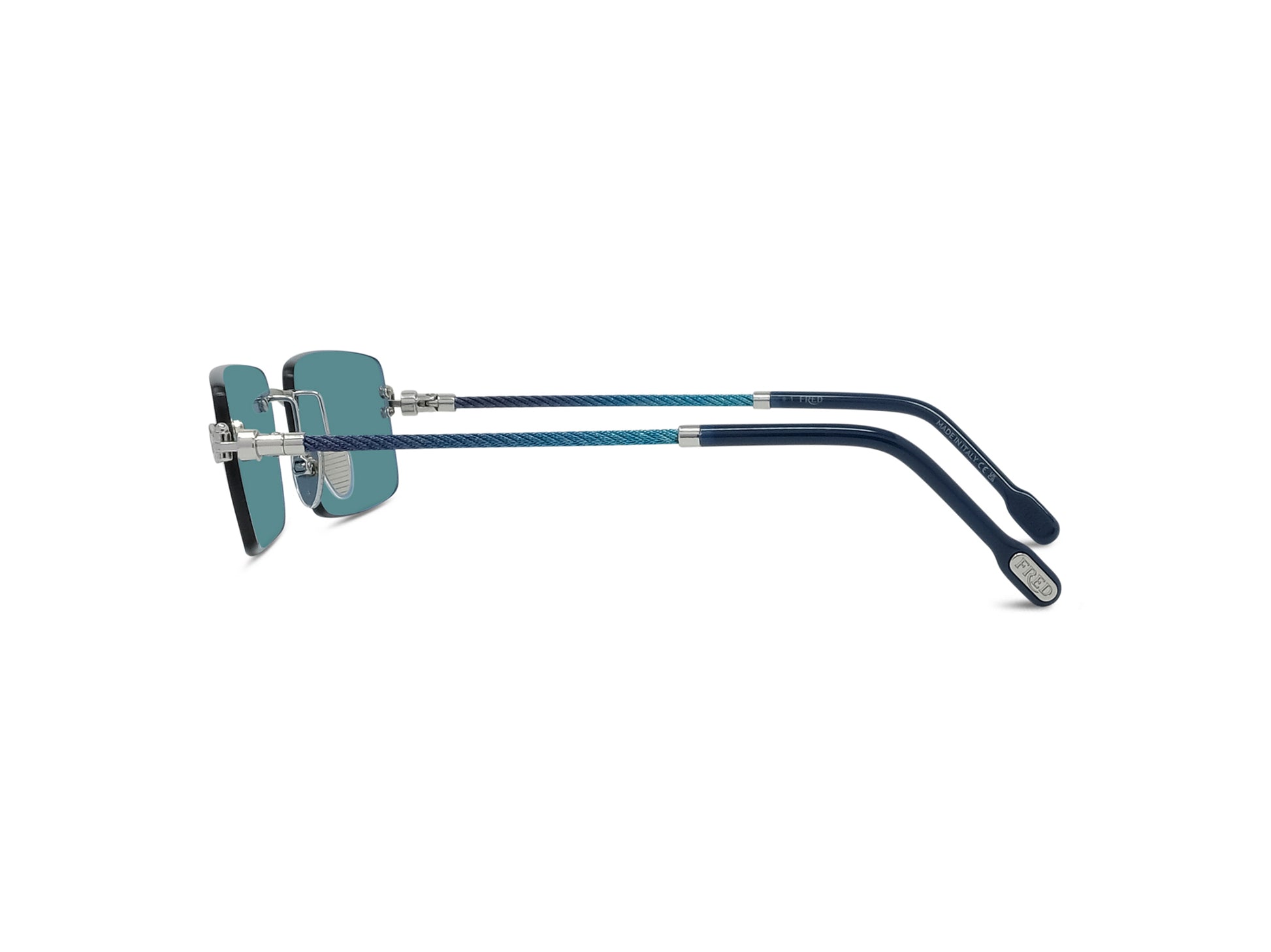 Rimless Rectangular Sunglasses