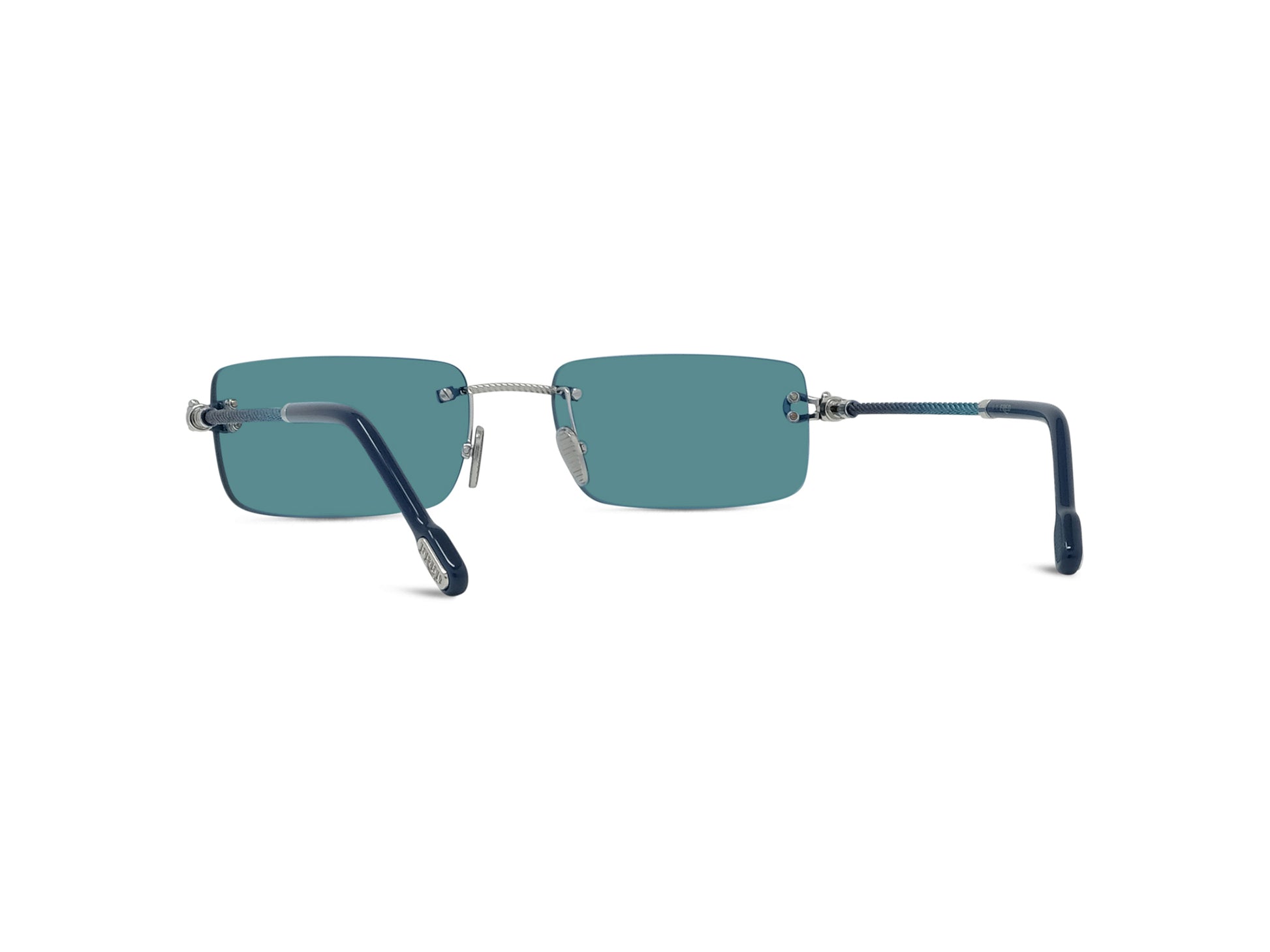Rimless Rectangular Sunglasses
