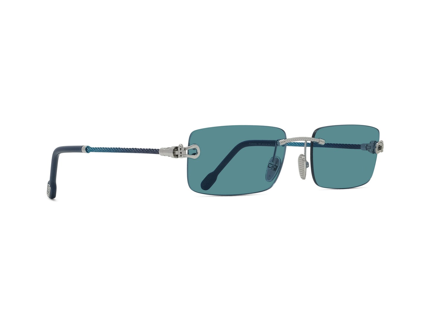 Rimless Rectangular Sunglasses