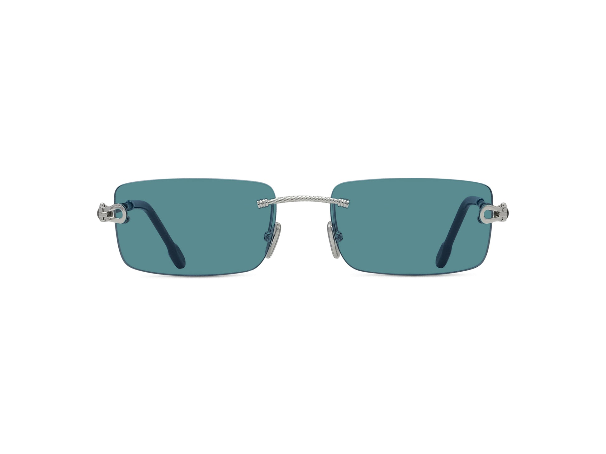 Rimless Rectangular Sunglasses