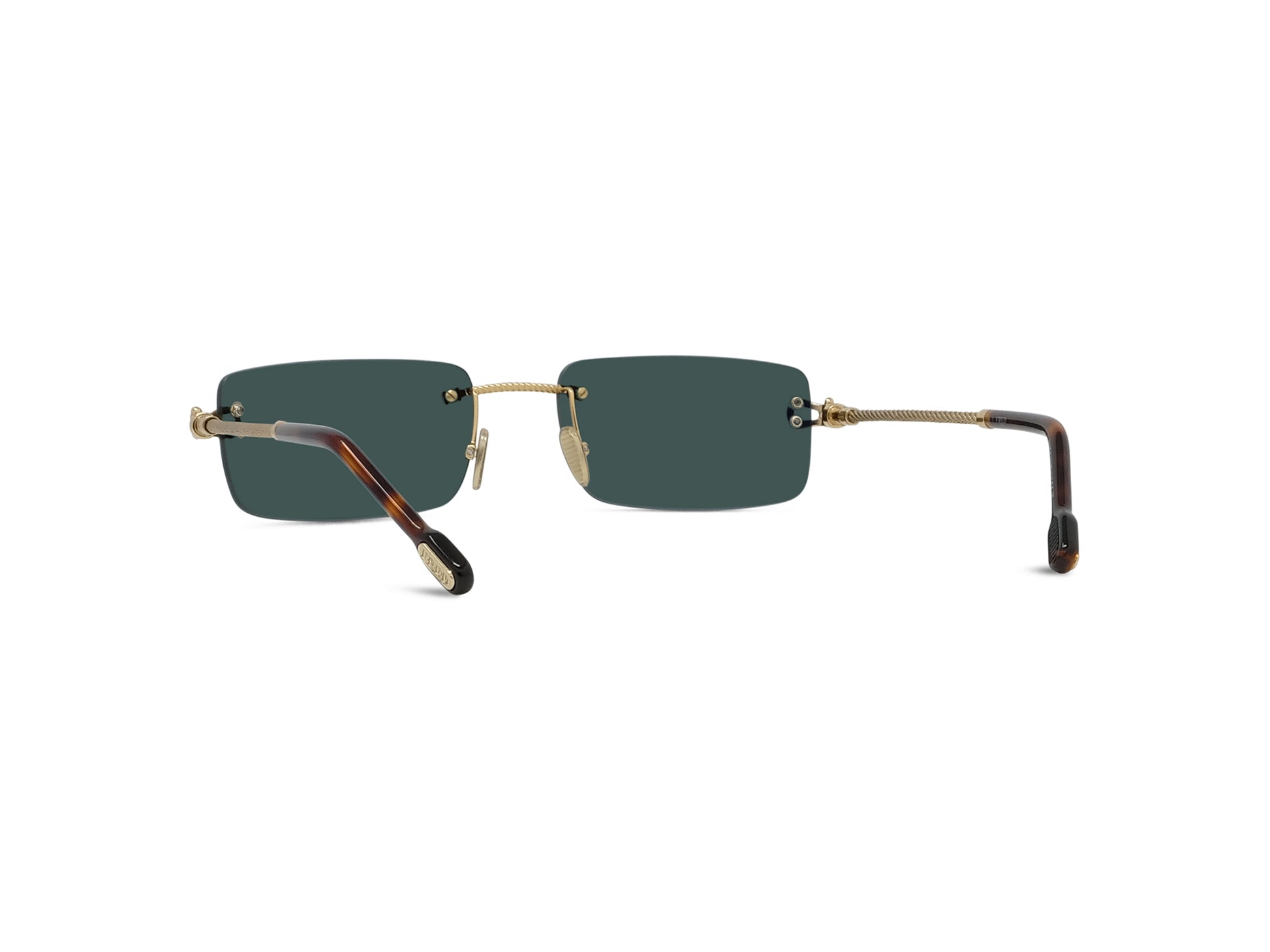Rimless Rectangular Sunglasses
