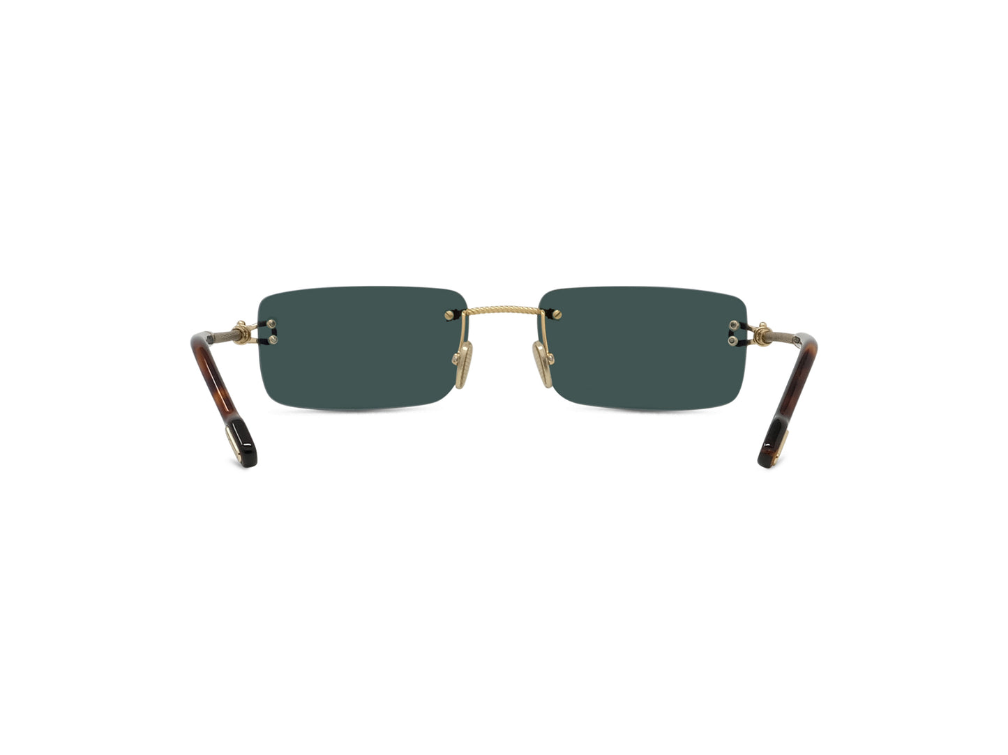 Rimless Rectangular Sunglasses