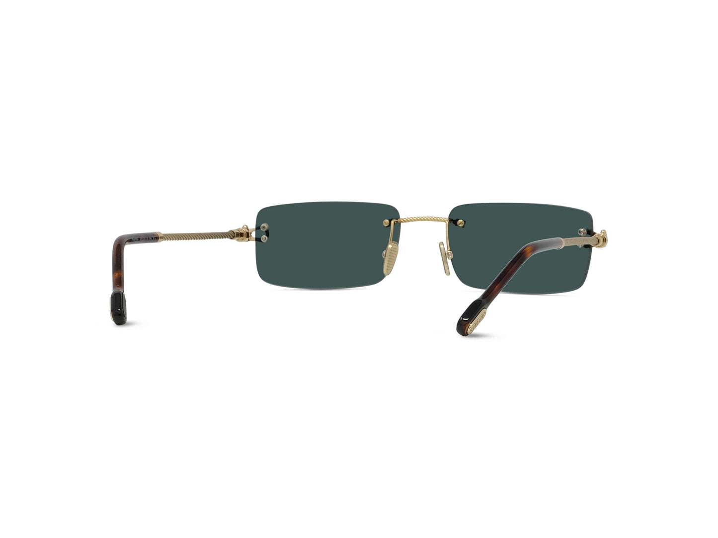 Rimless Rectangular Sunglasses