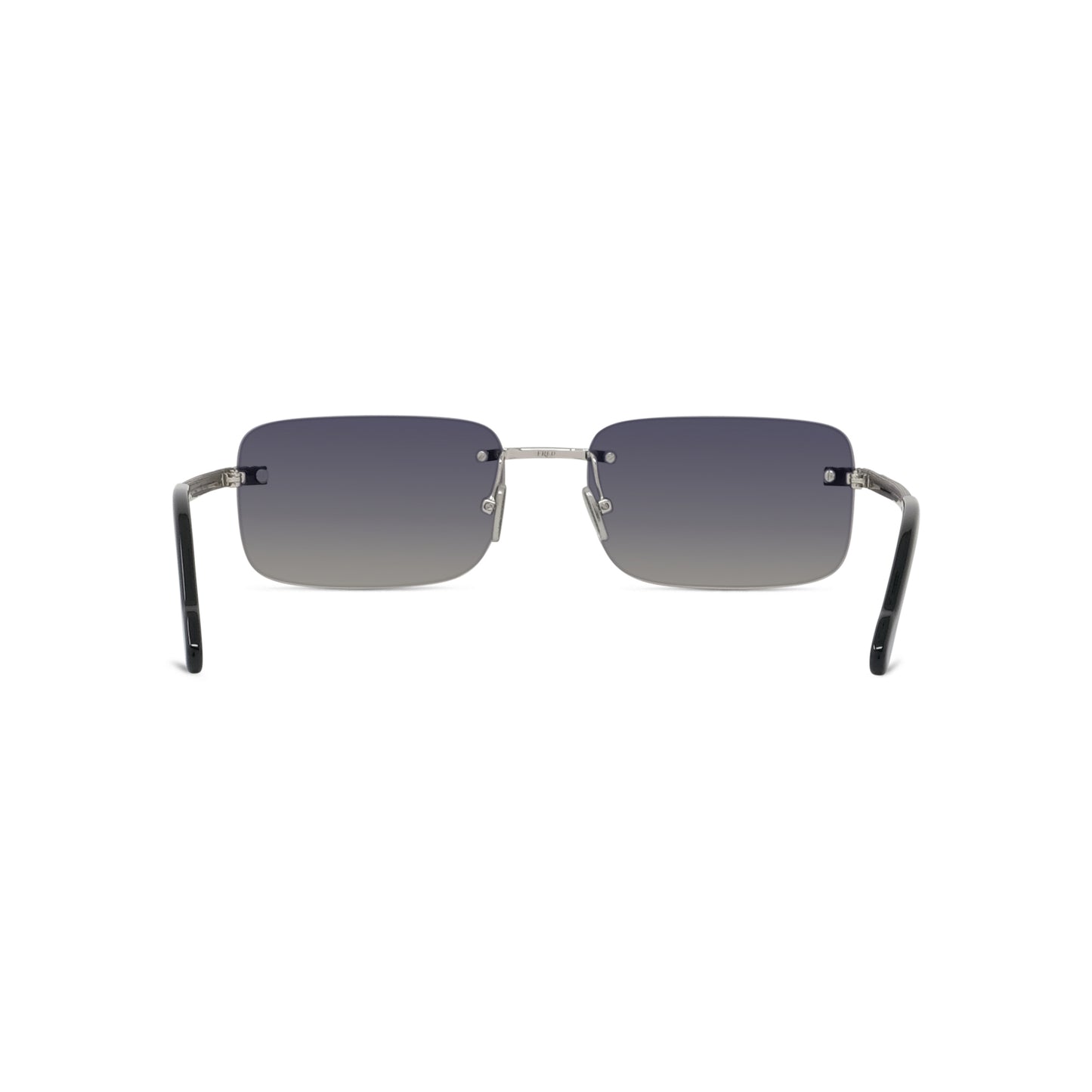 Rimless Rectangular Metal Sunglasses