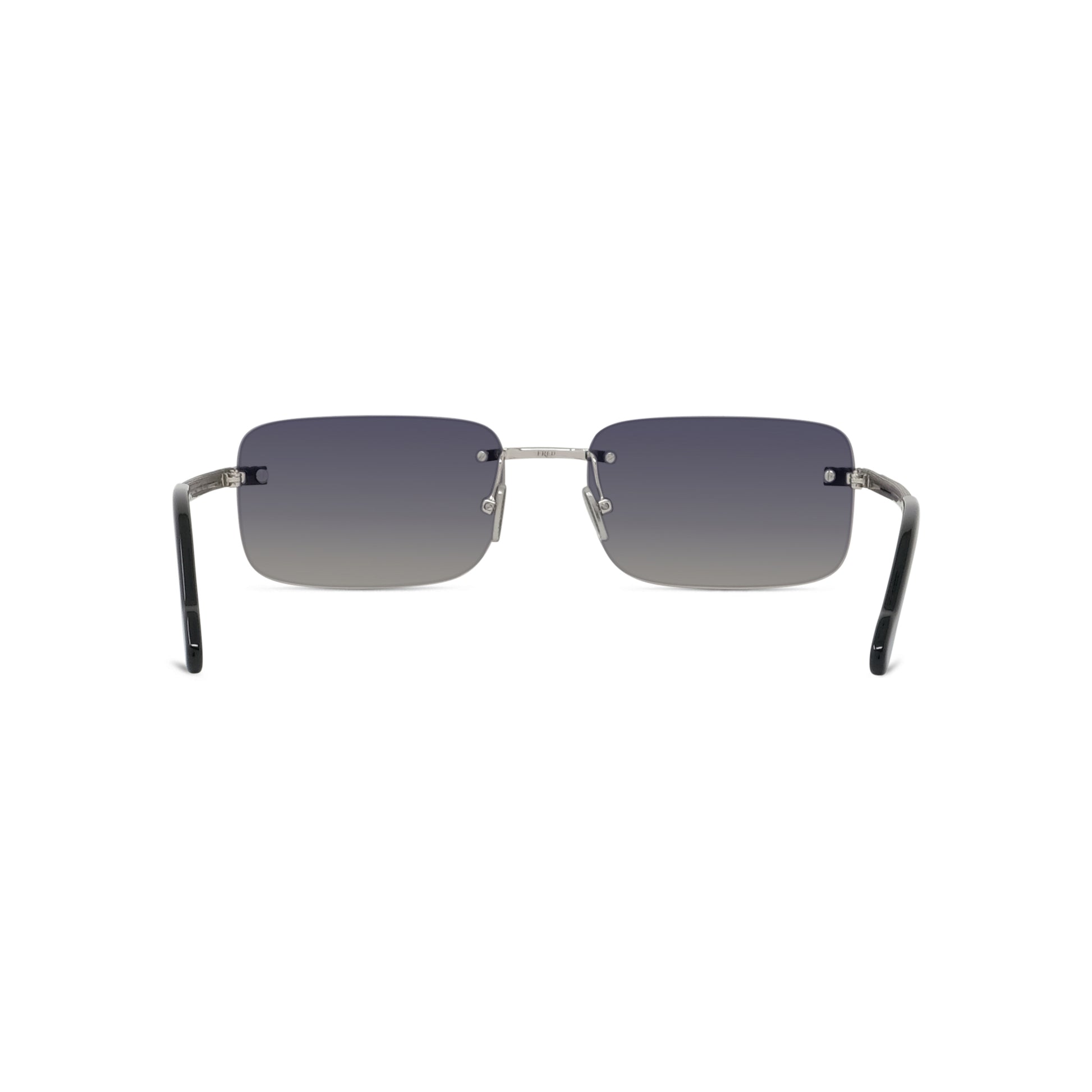 Rimless Rectangular Metal Sunglasses