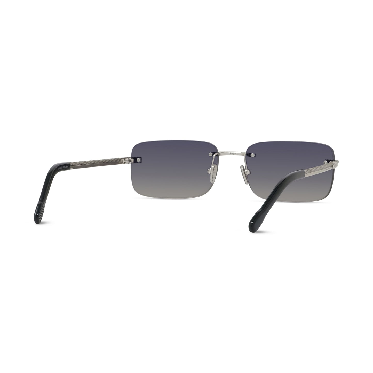 Rimless Rectangular Metal Sunglasses