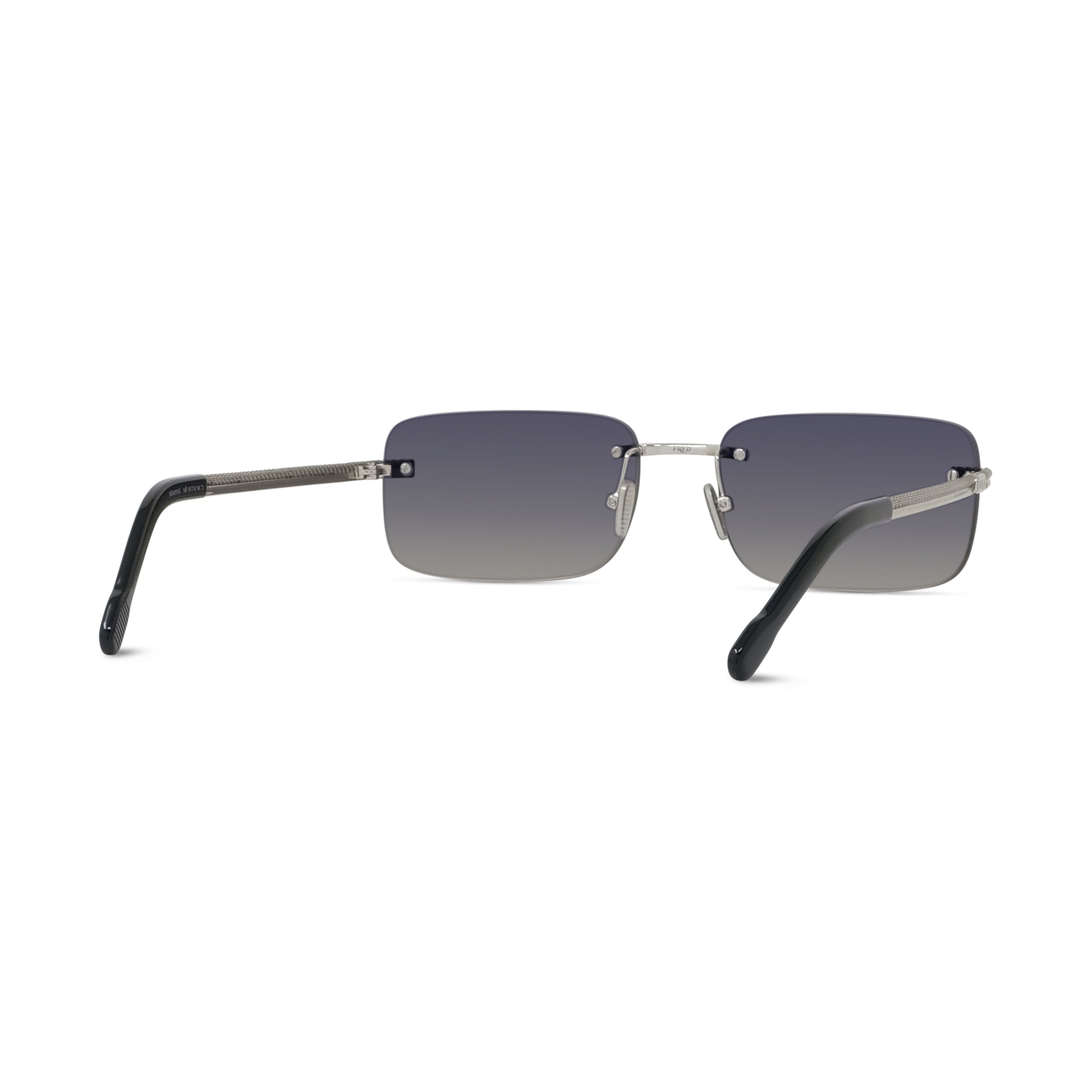 Rimless Rectangular Metal Sunglasses