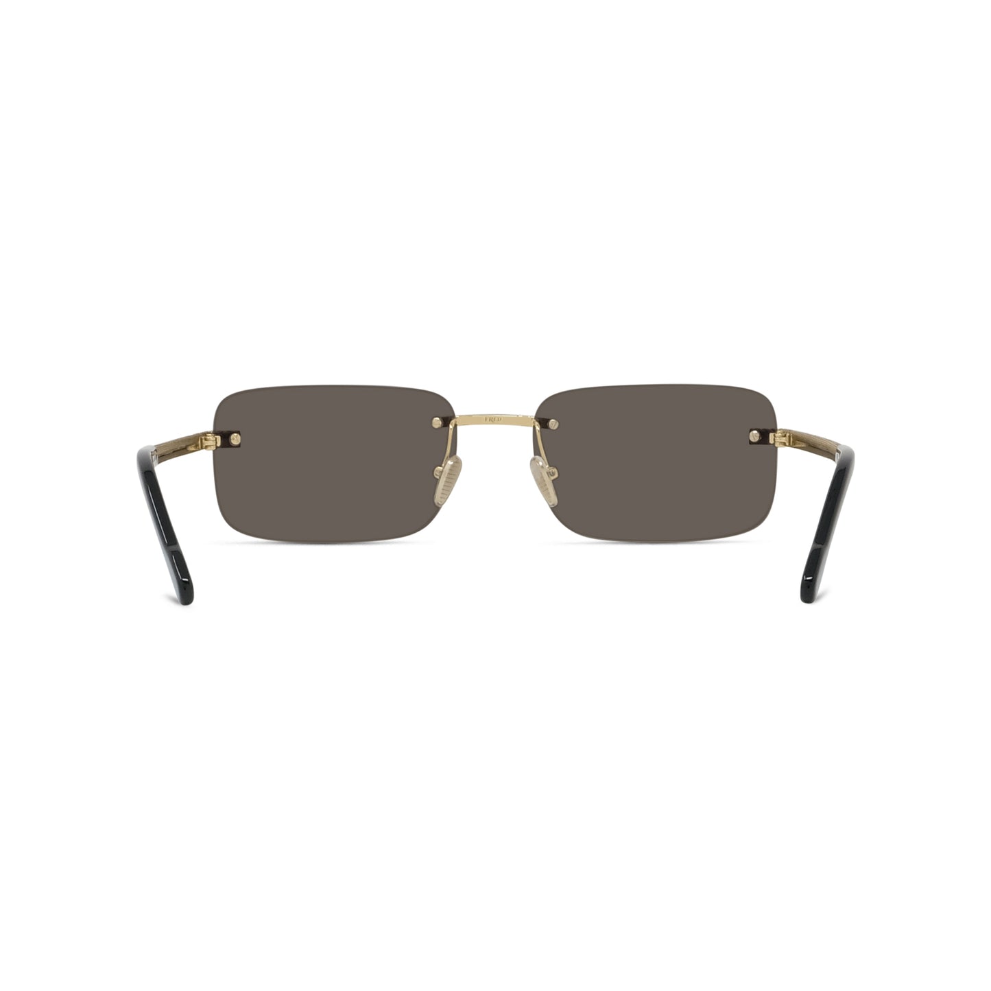 Rimless Rectangular Metal Sunglasses
