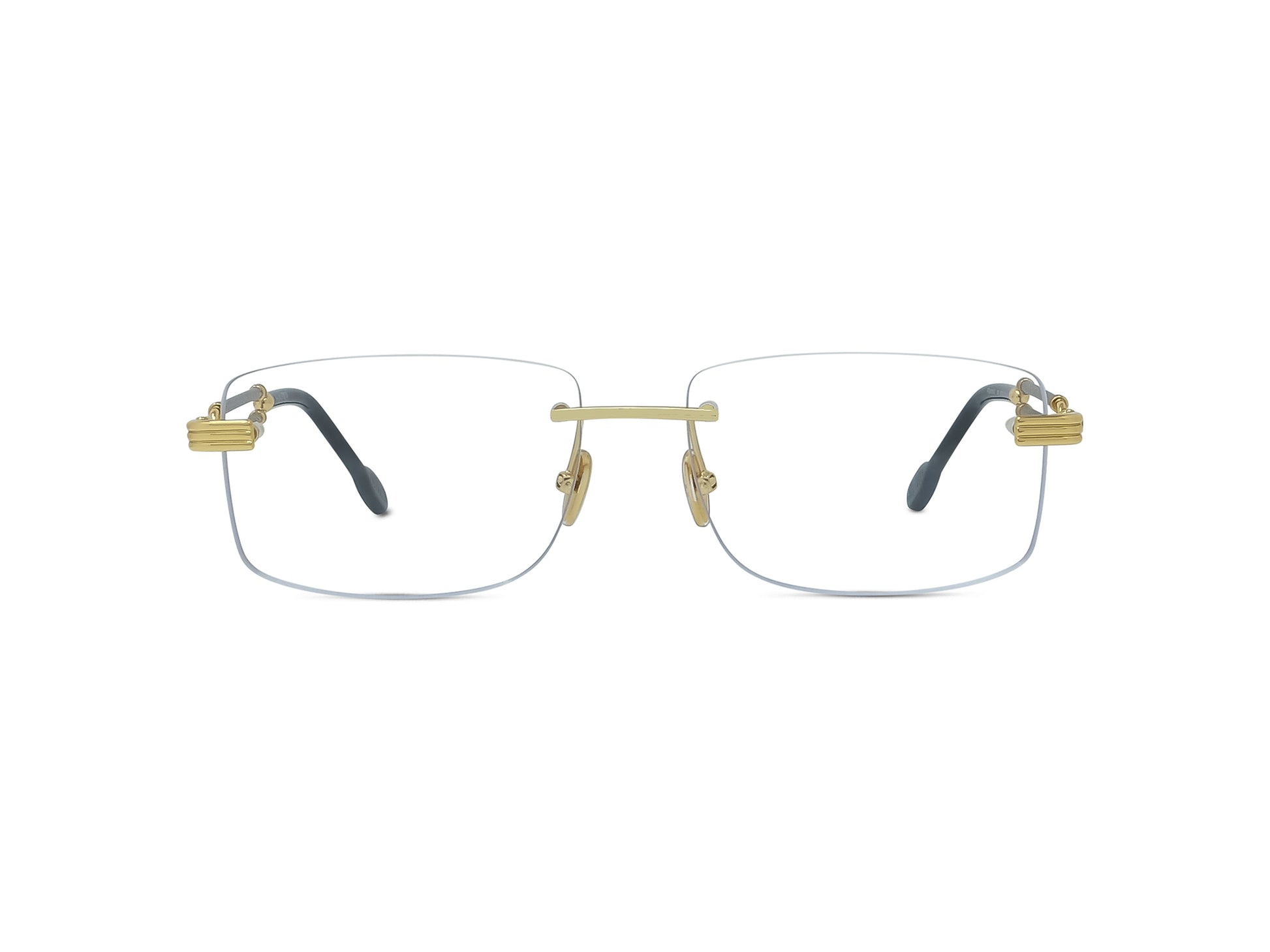 Gold Rectangle Eyeglasses