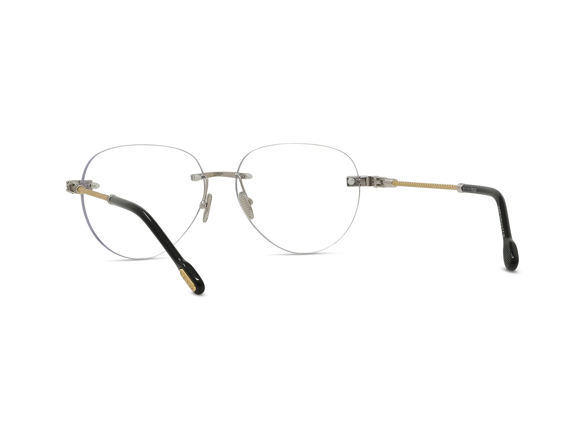 Silver Round Eyeglasses