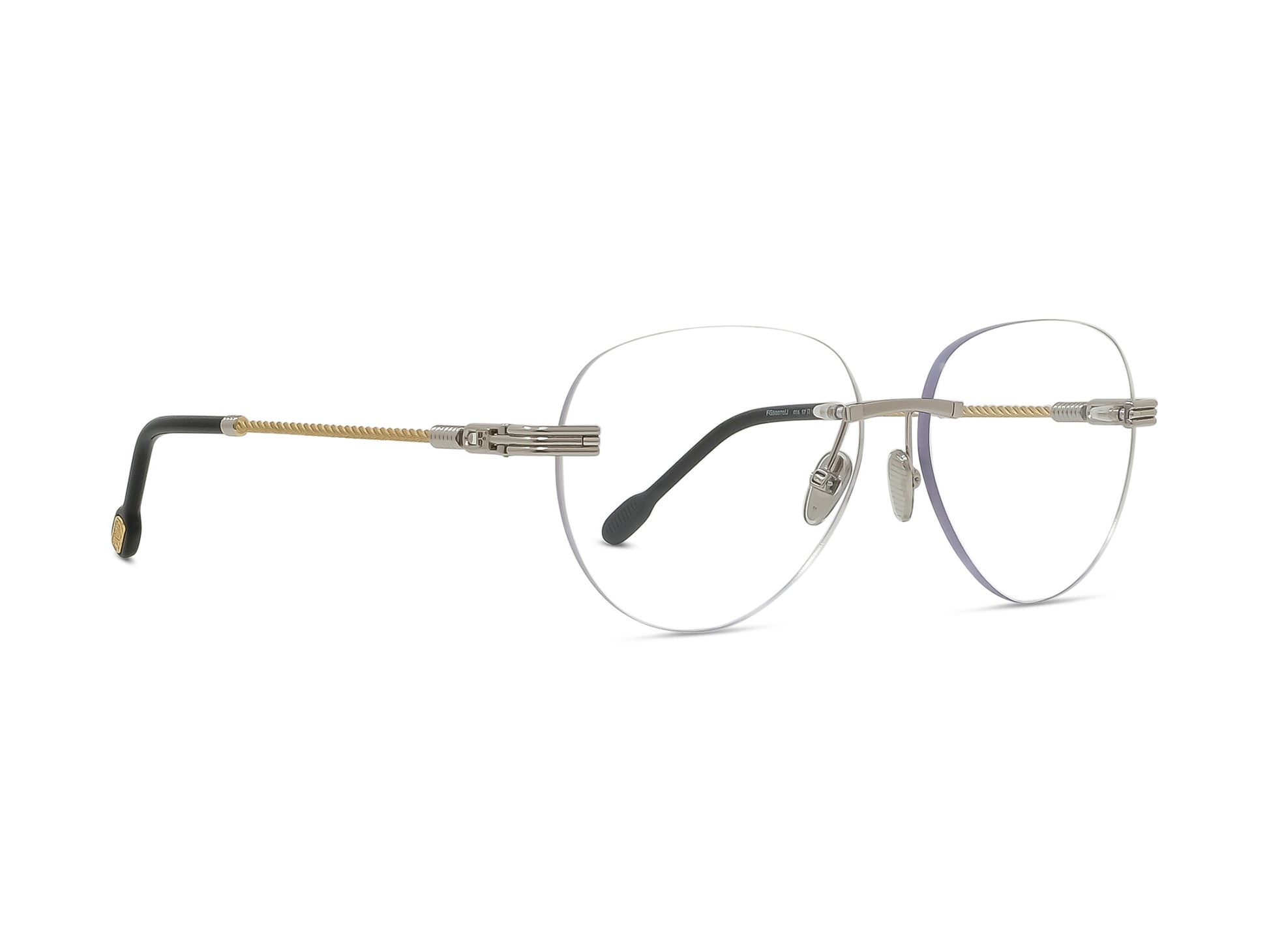 Silver Round Eyeglasses
