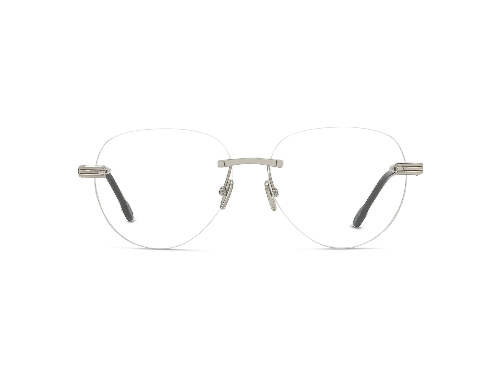 Silver Round Eyeglasses