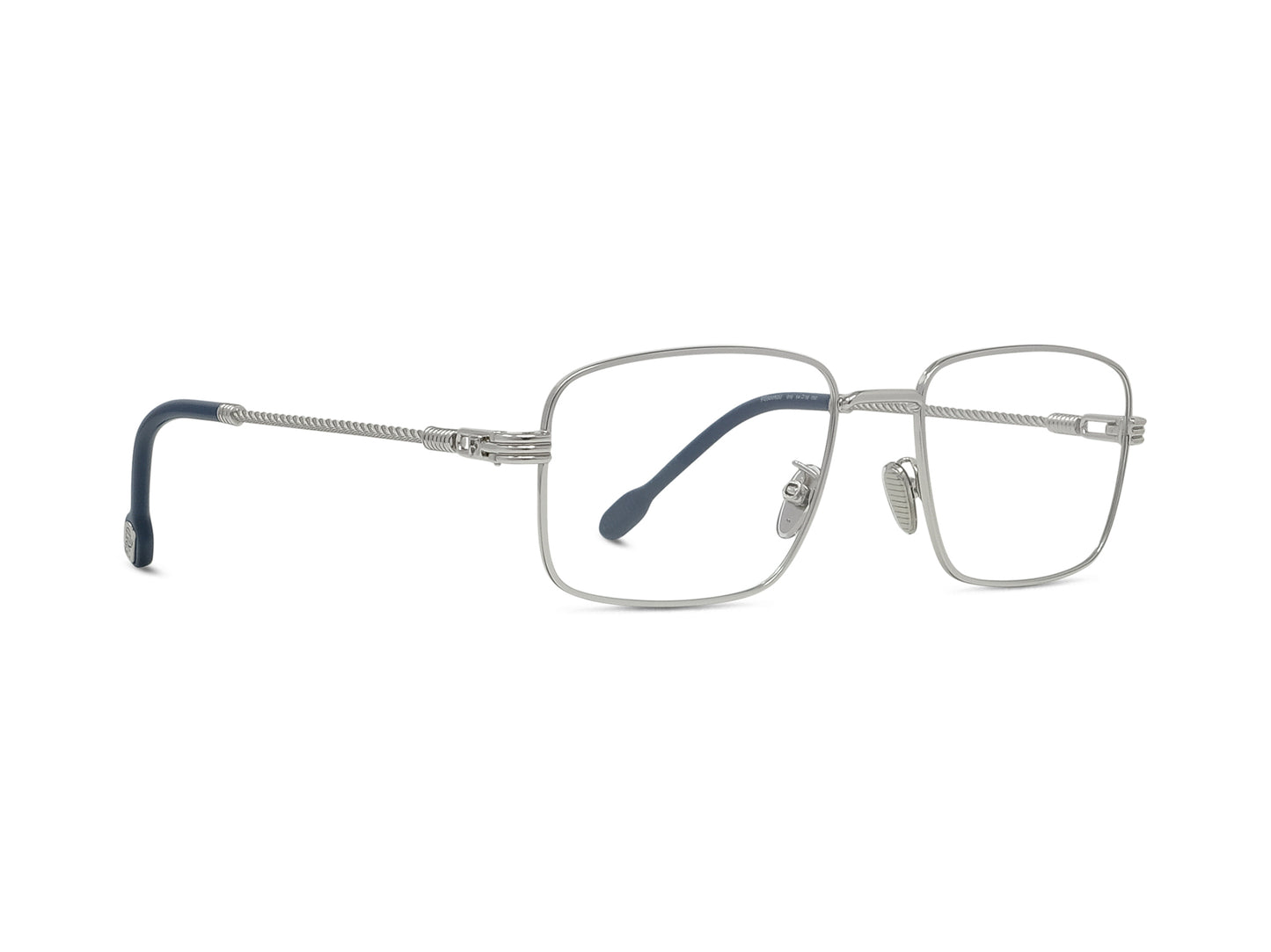 Silver Rectangular Eyeglasses