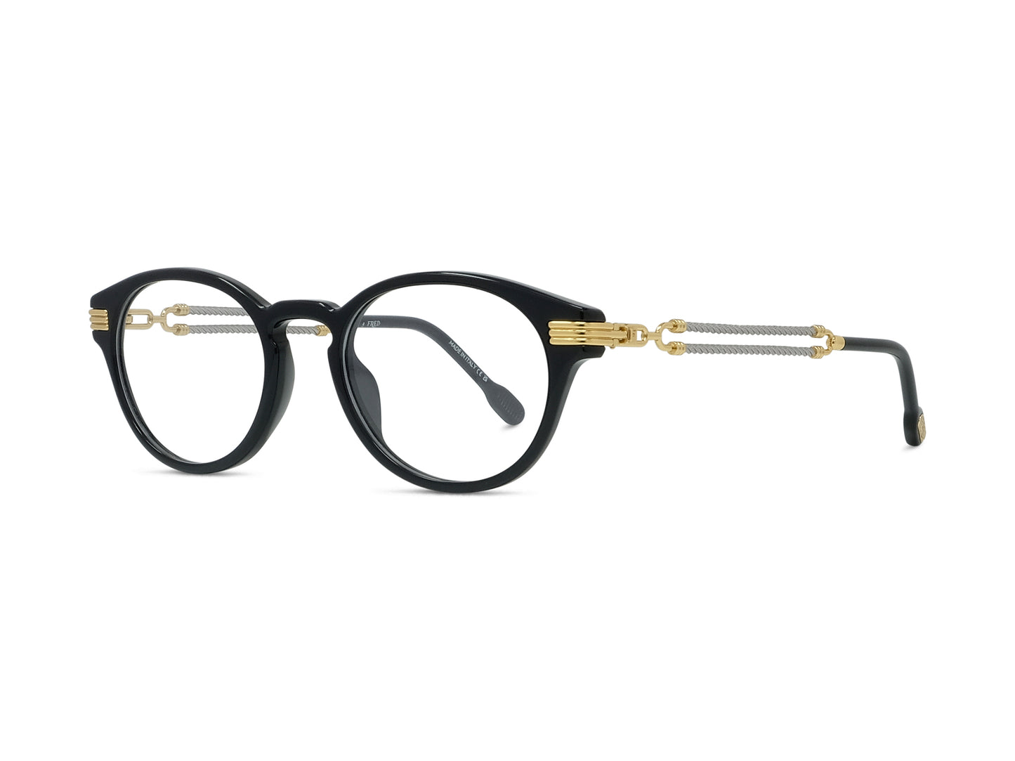 Black Pantos Acetate Eyeglasses