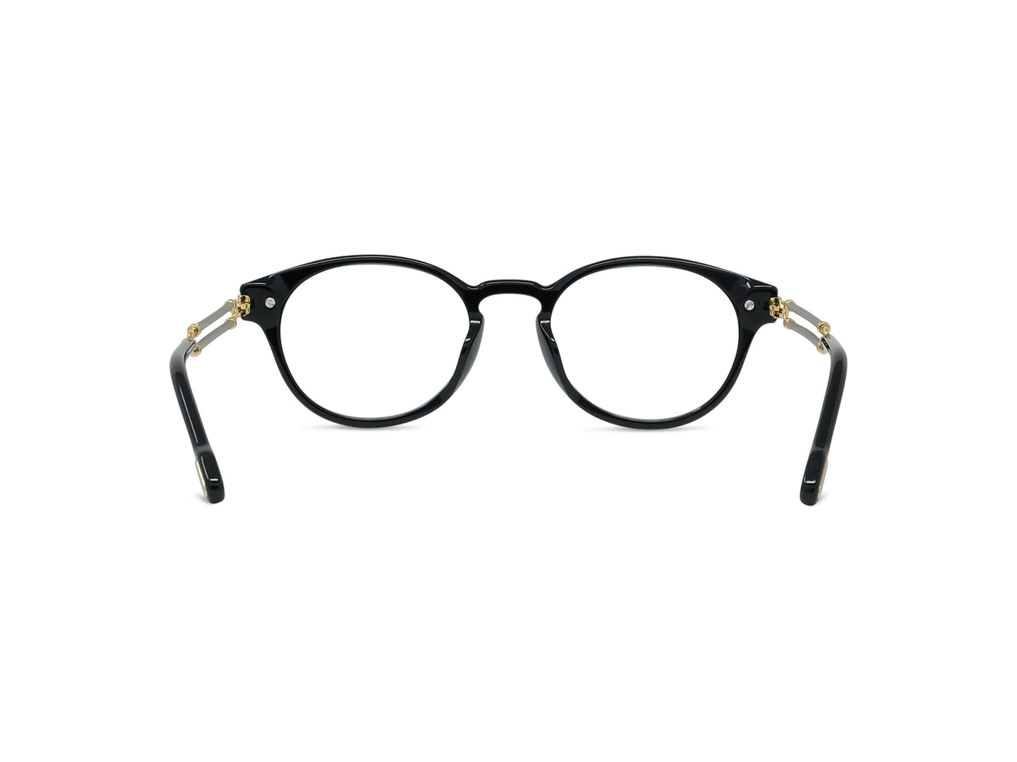 Black Pantos Acetate Eyeglasses