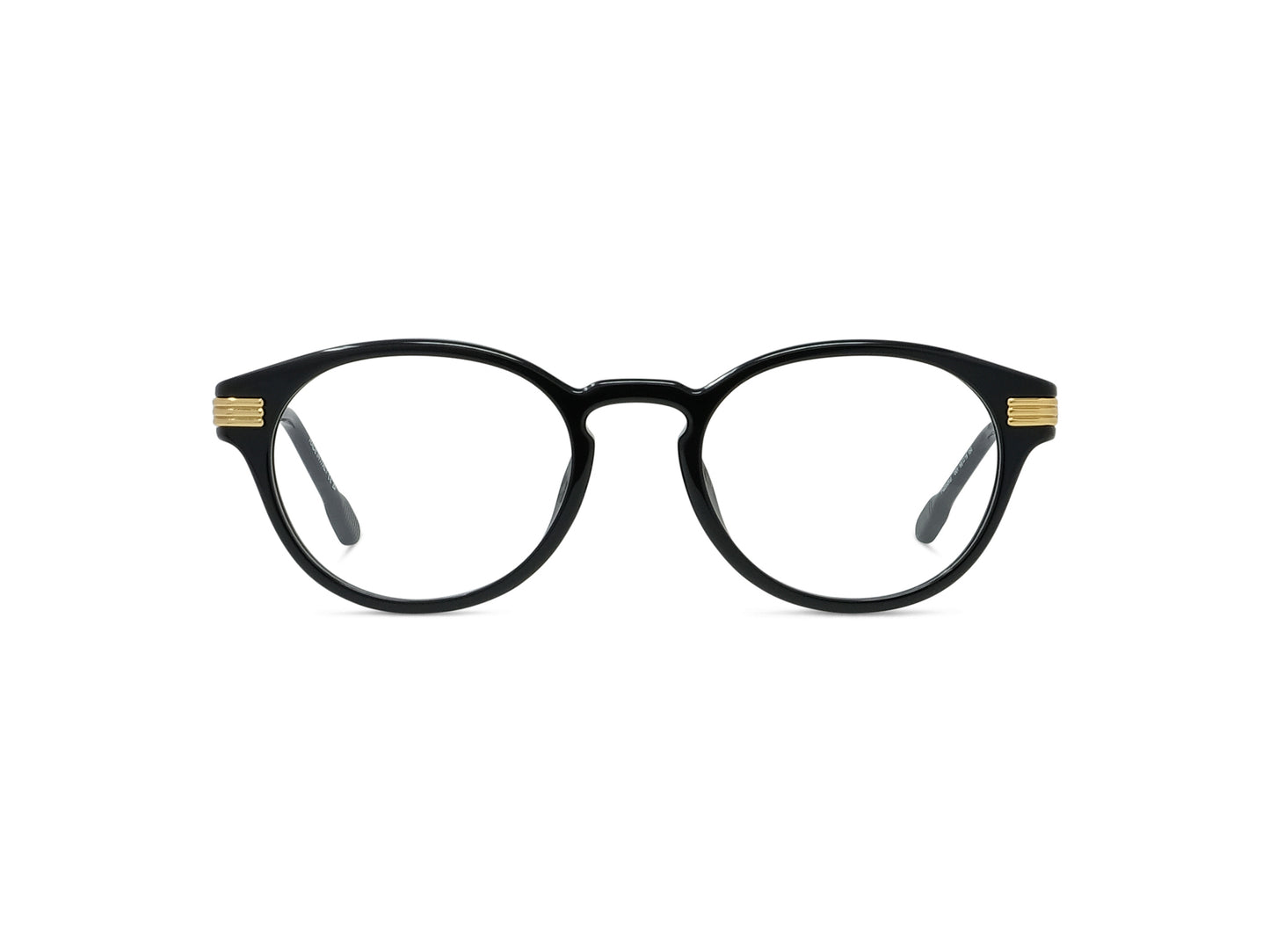 Black Pantos Acetate Eyeglasses