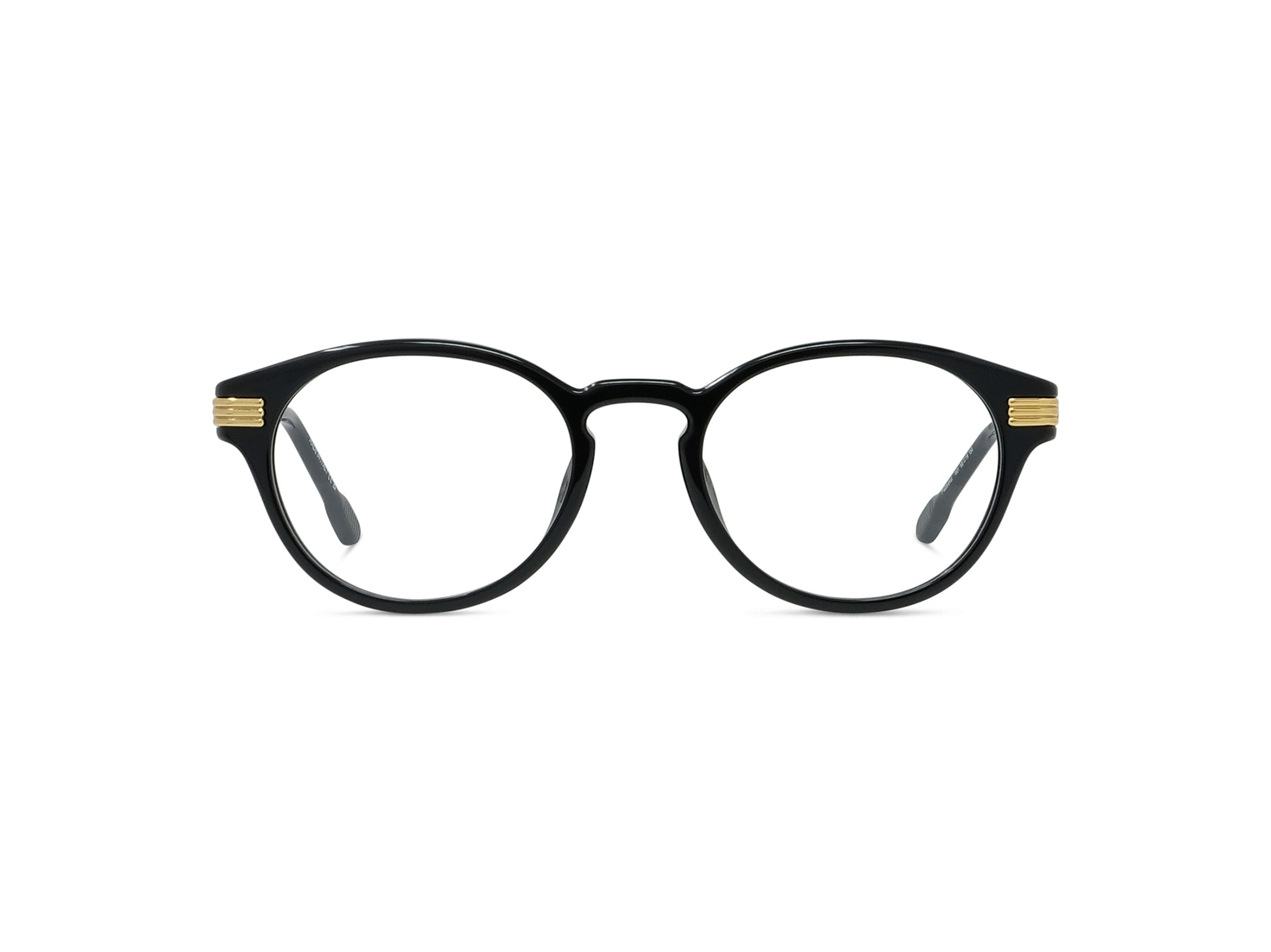 Black Pantos Acetate Eyeglasses