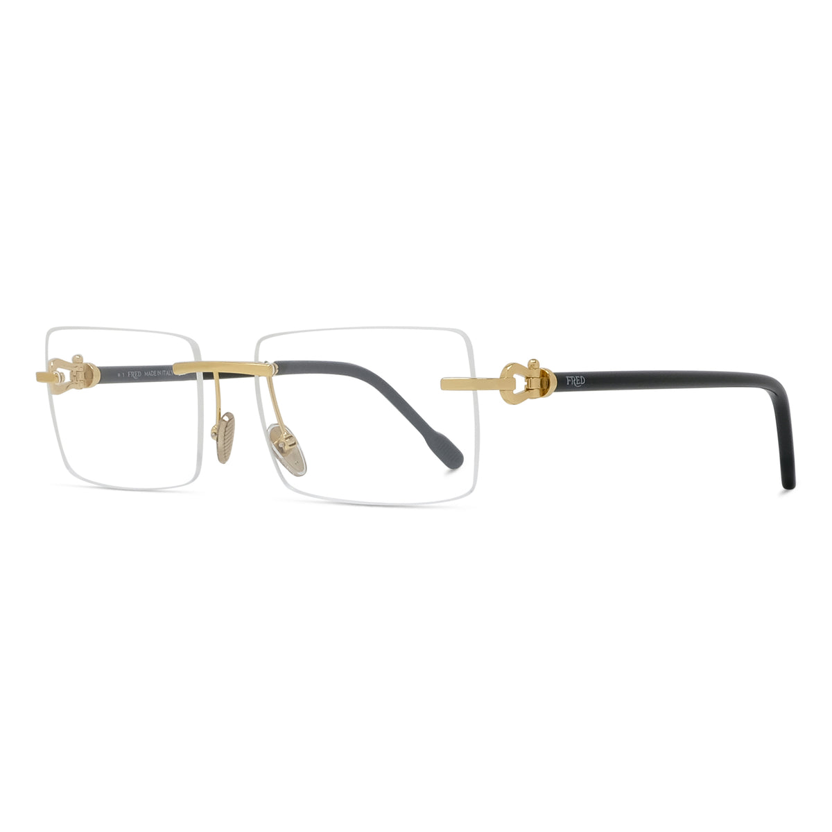 Rimless Acetate Eyeglasses
