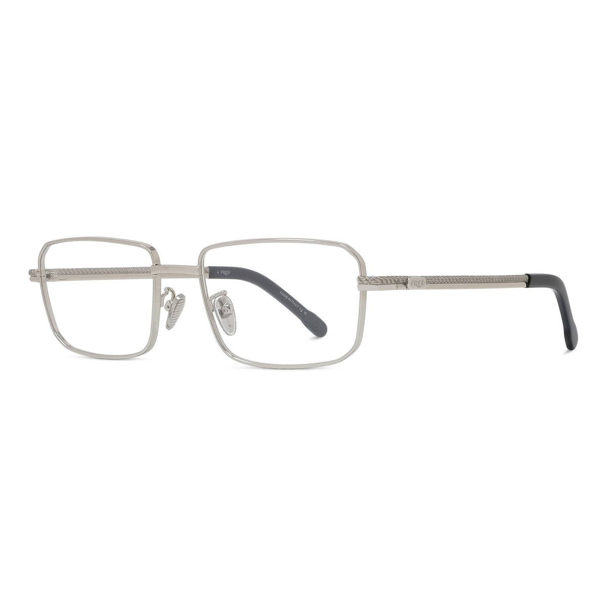 Rectangular Metal Eyeglasses