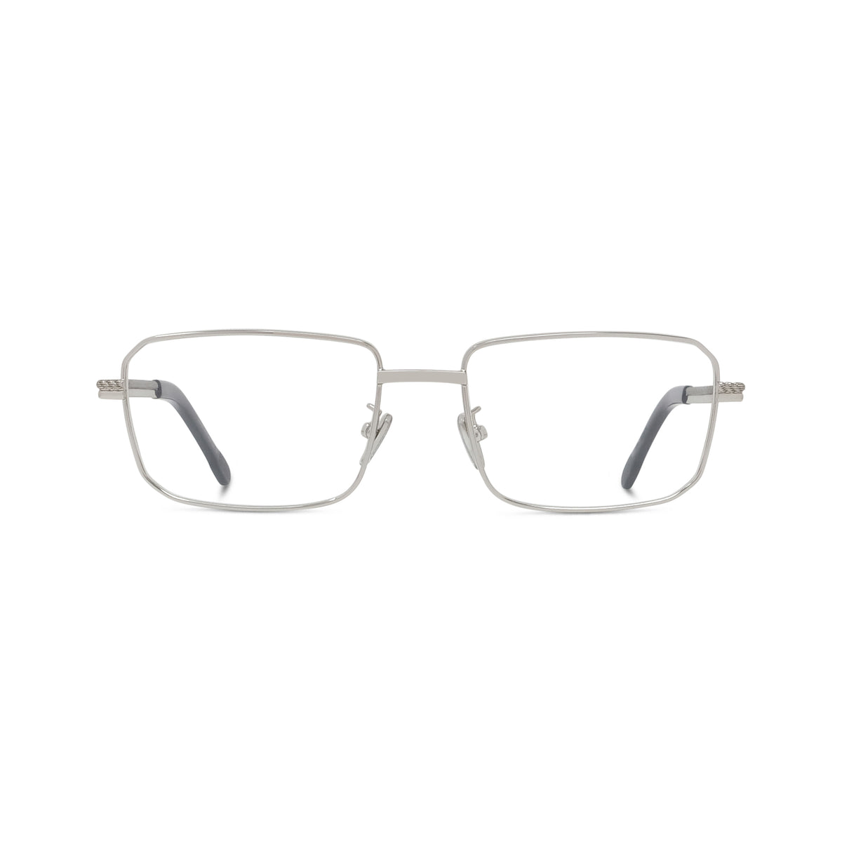 Rectangular Metal Eyeglasses