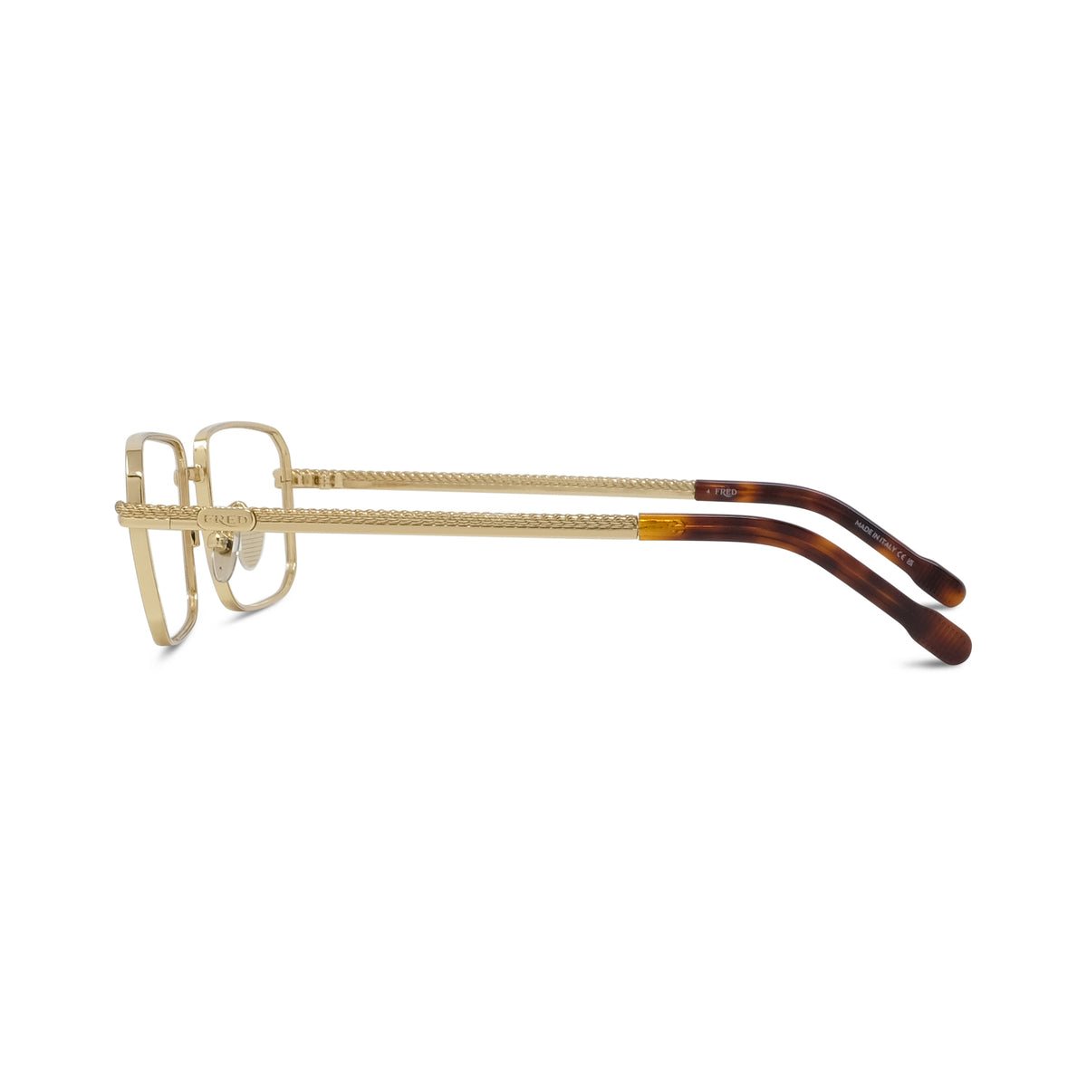 Rectangular Metal Eyeglasses