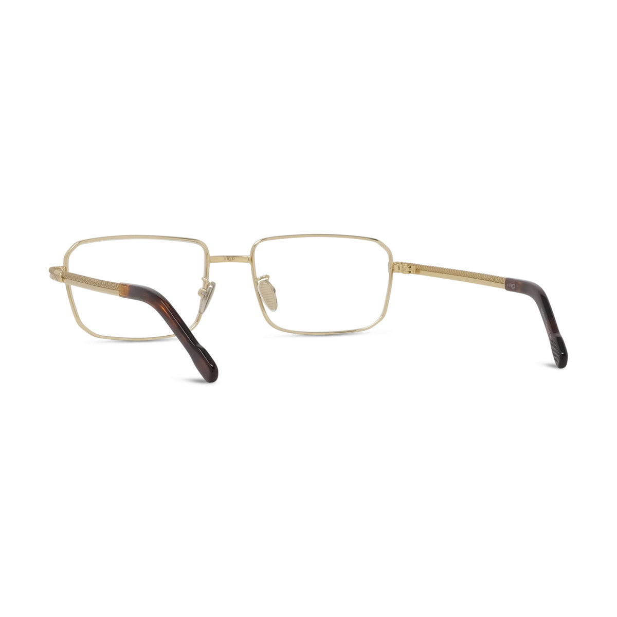 Rectangular Metal Eyeglasses