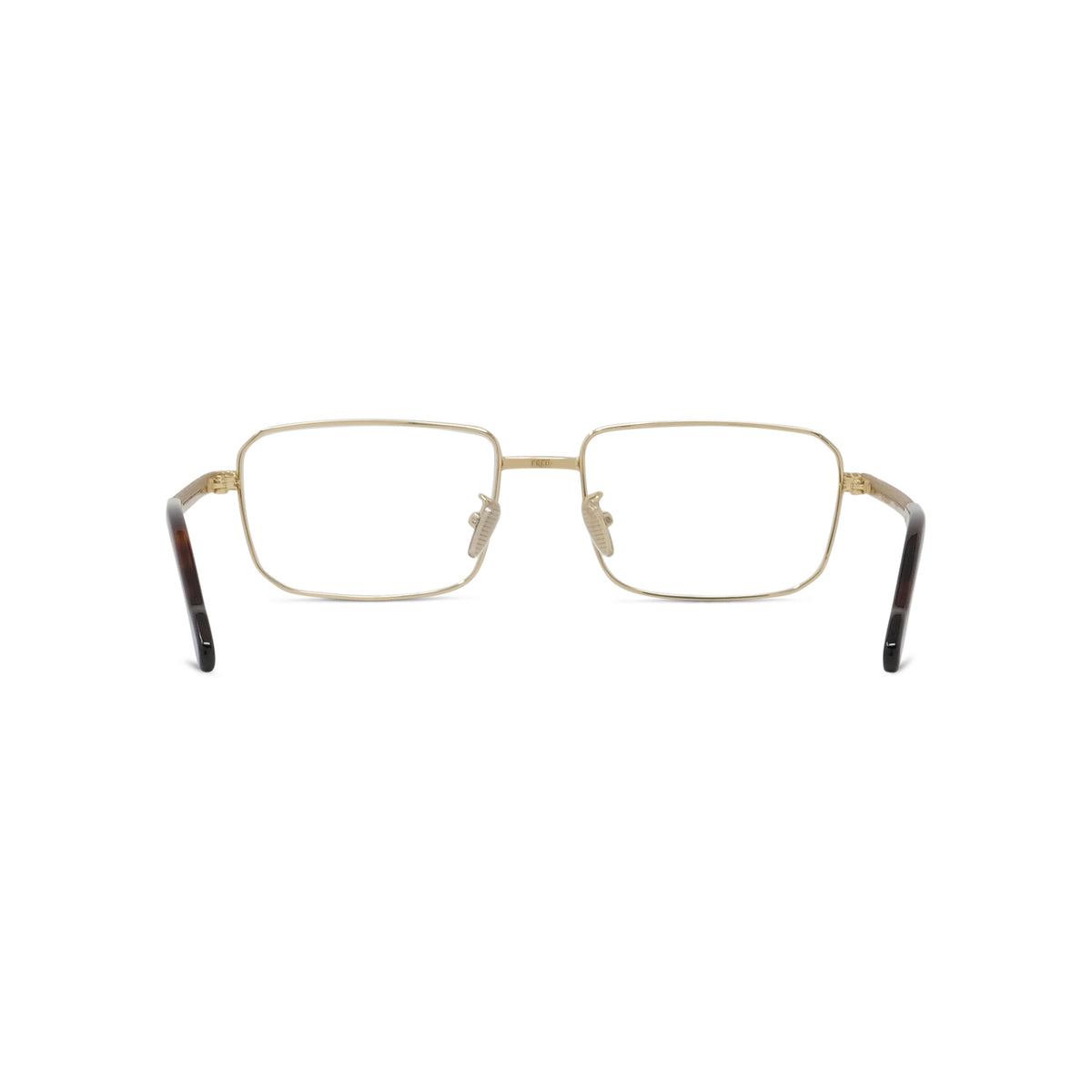Rectangular Metal Eyeglasses