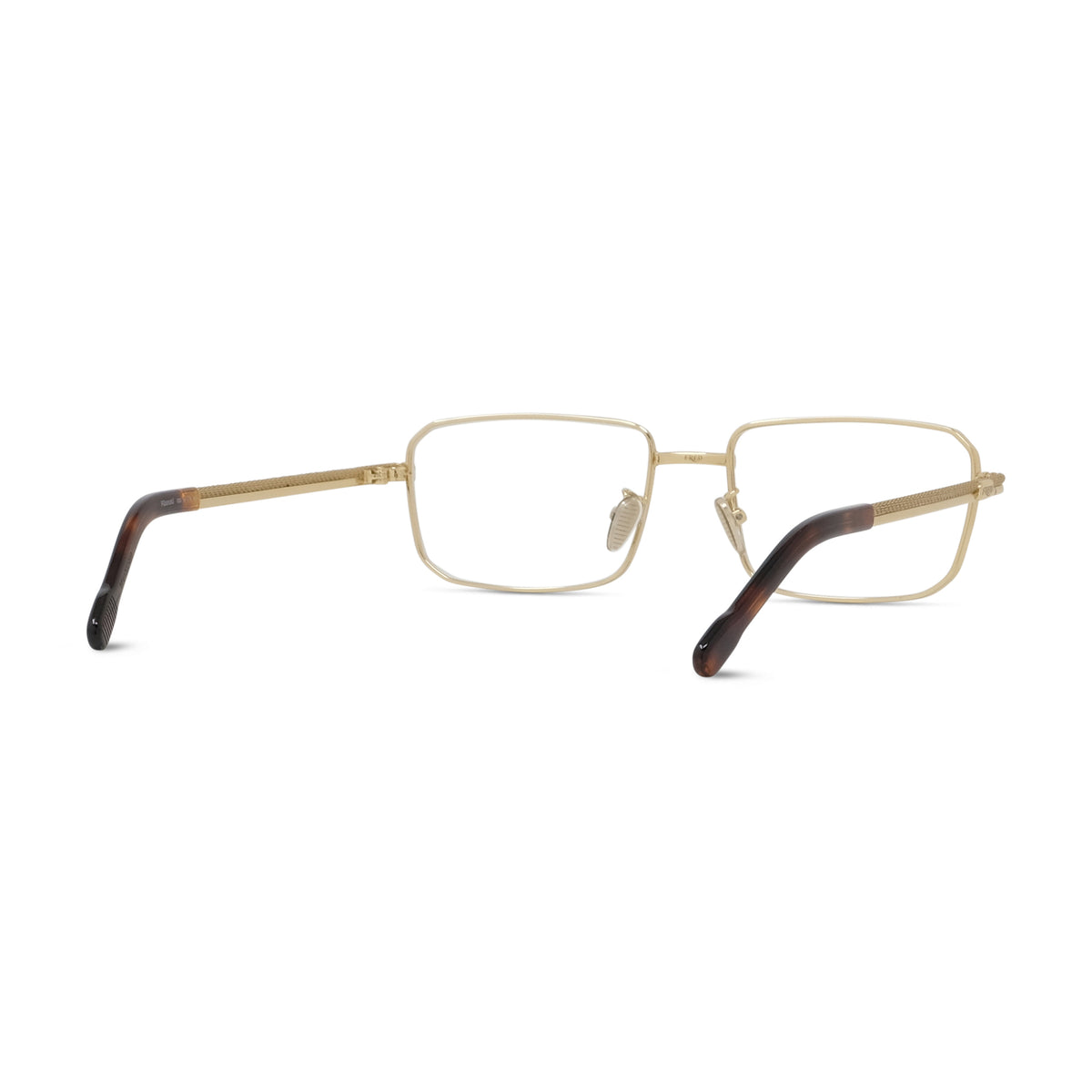 Rectangular Metal Eyeglasses