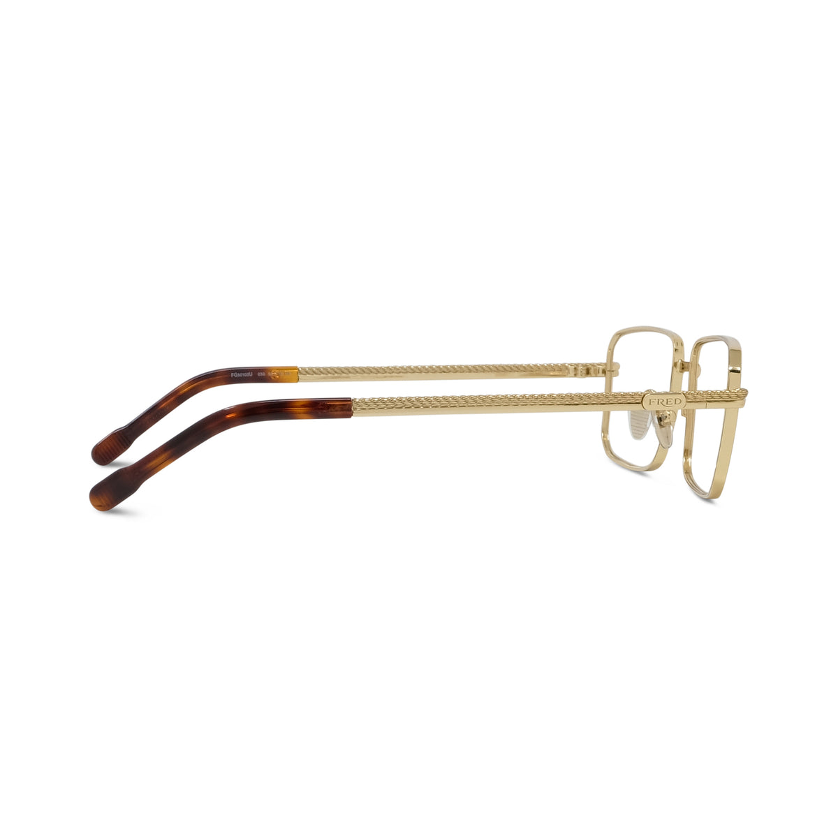 Rectangular Metal Eyeglasses