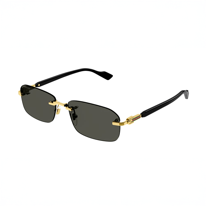 GG1221S Rimless Gucci Logo Sunglasses