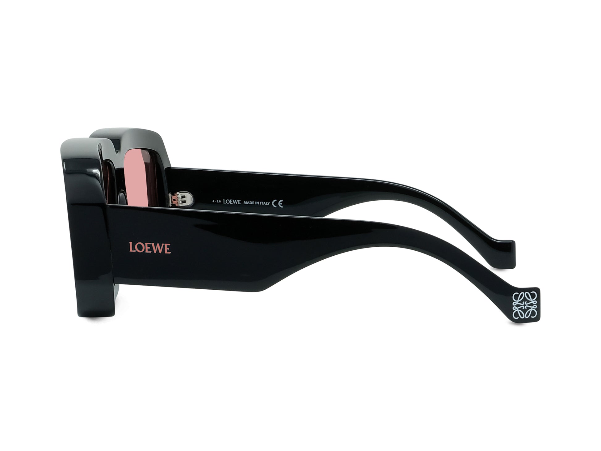 Black Acetate Mask Sunglasses