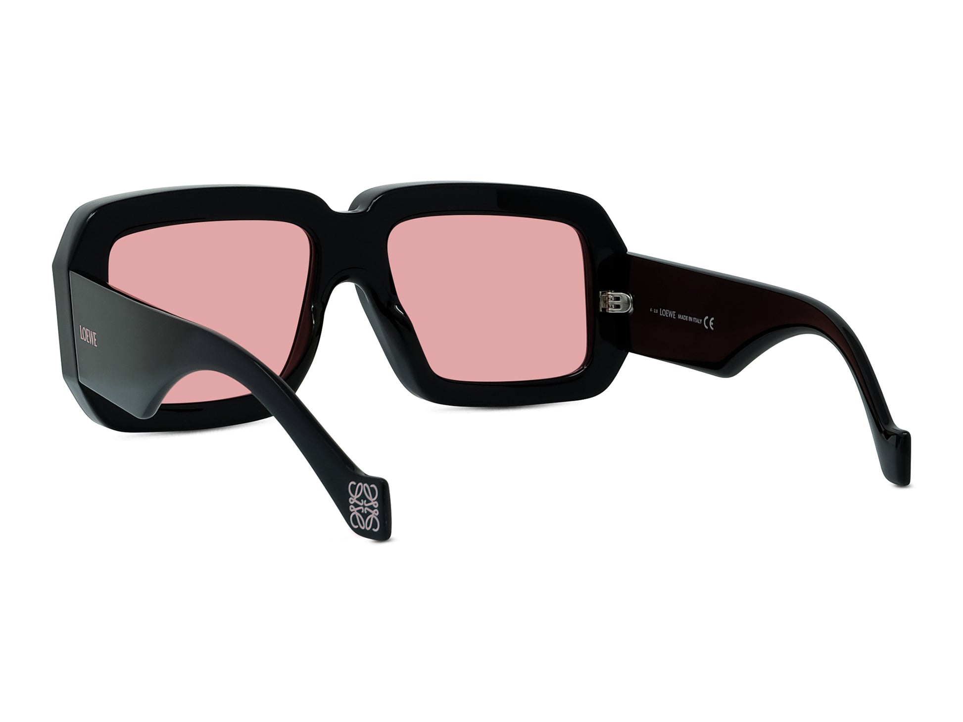Black Acetate Mask Sunglasses