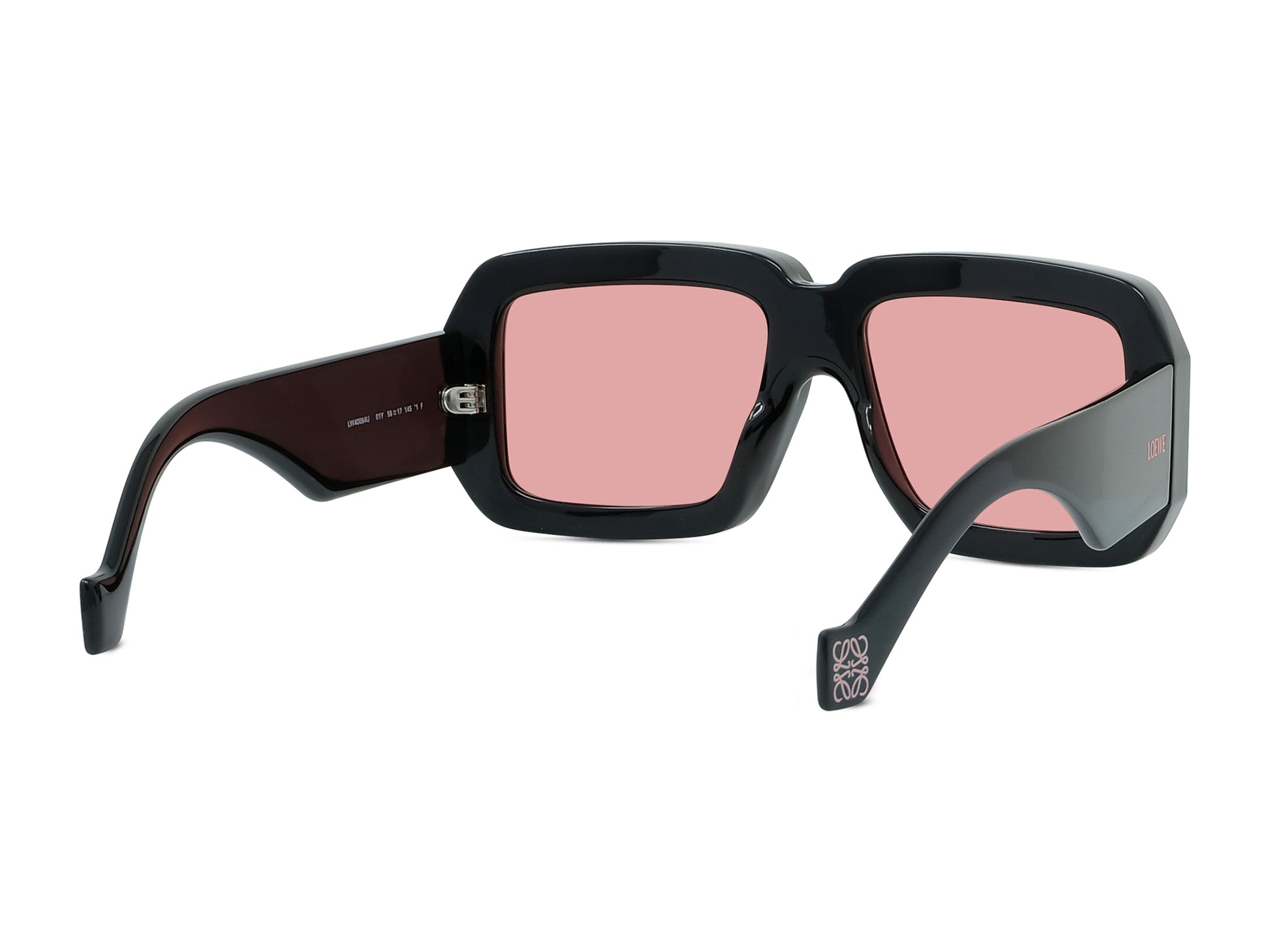 Black Acetate Mask Sunglasses
