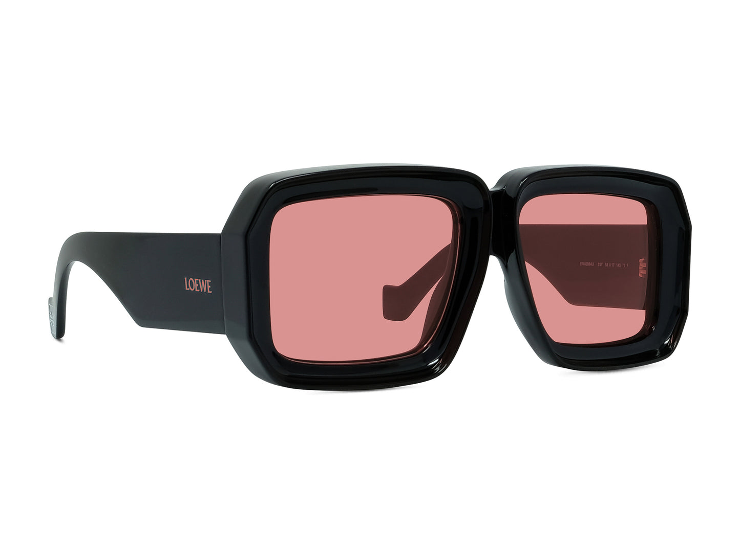 Black Acetate Mask Sunglasses