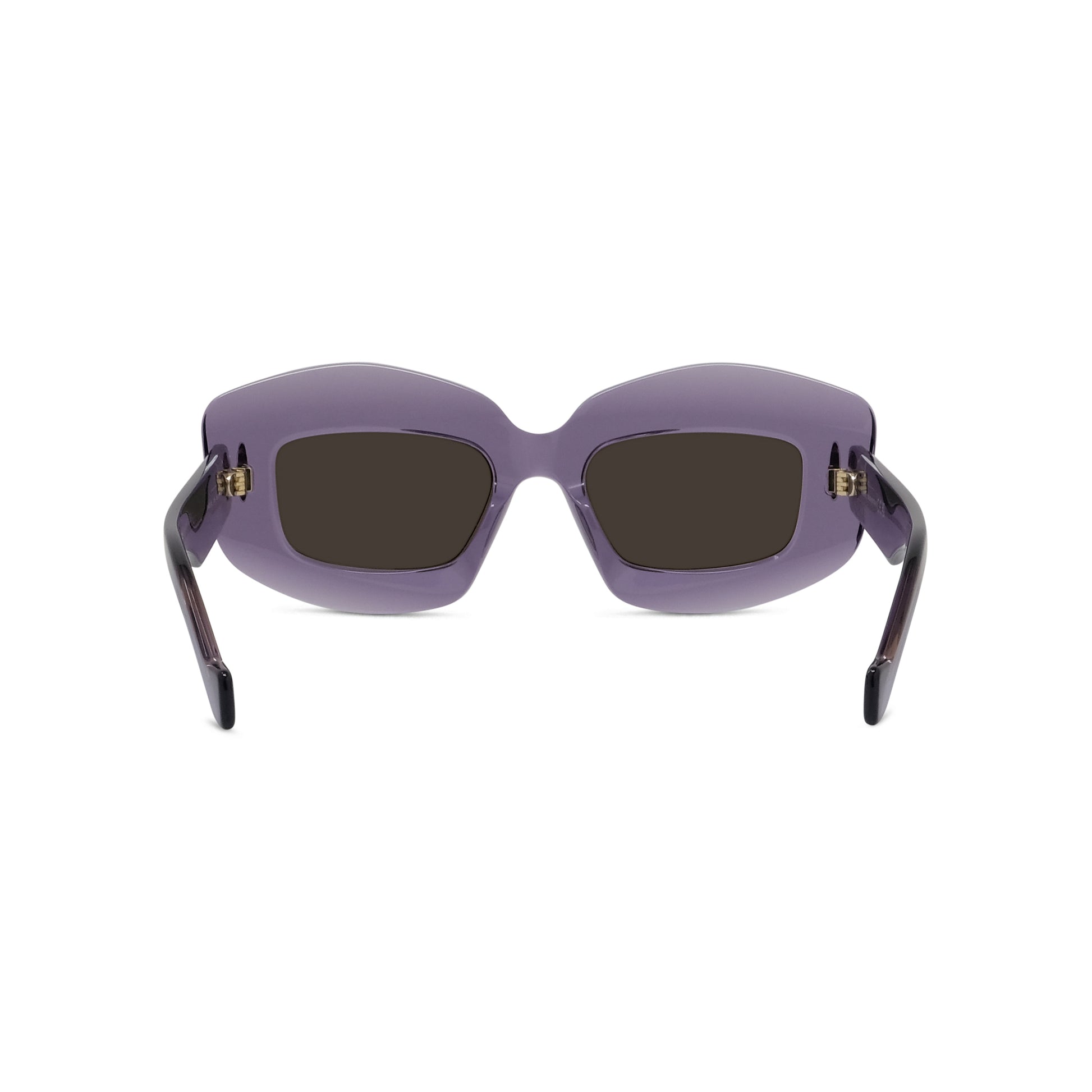 Violet Rectangular Acetate Sunglasses