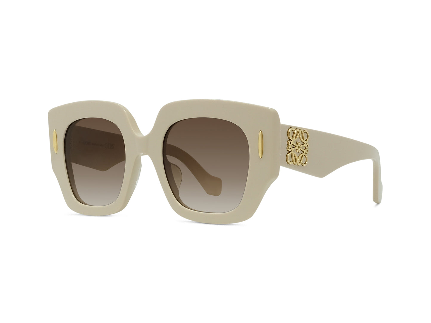 White Geometric Sunglasses