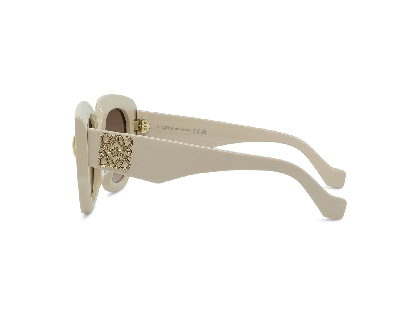 White Geometric Sunglasses