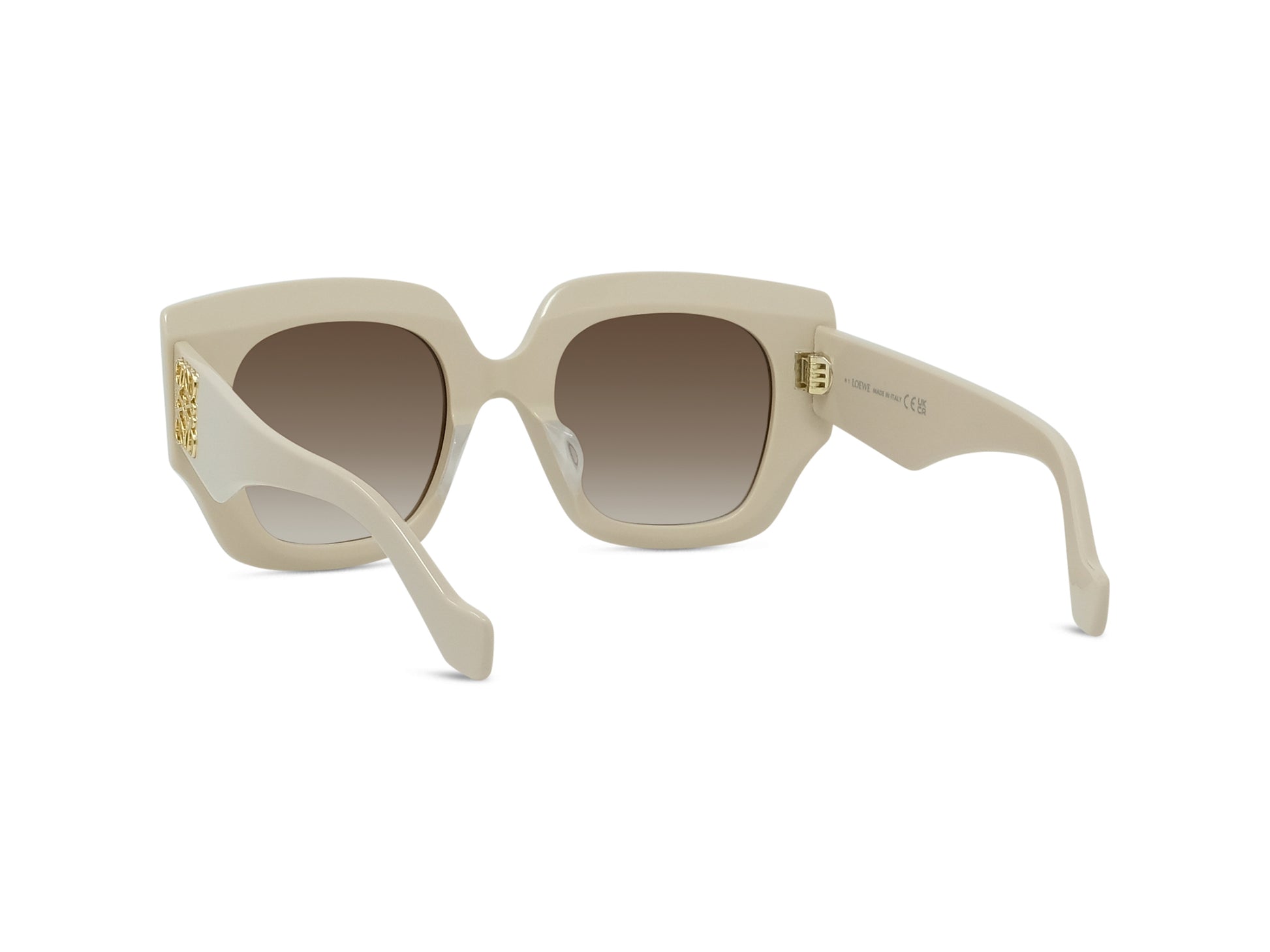 White Geometric Sunglasses