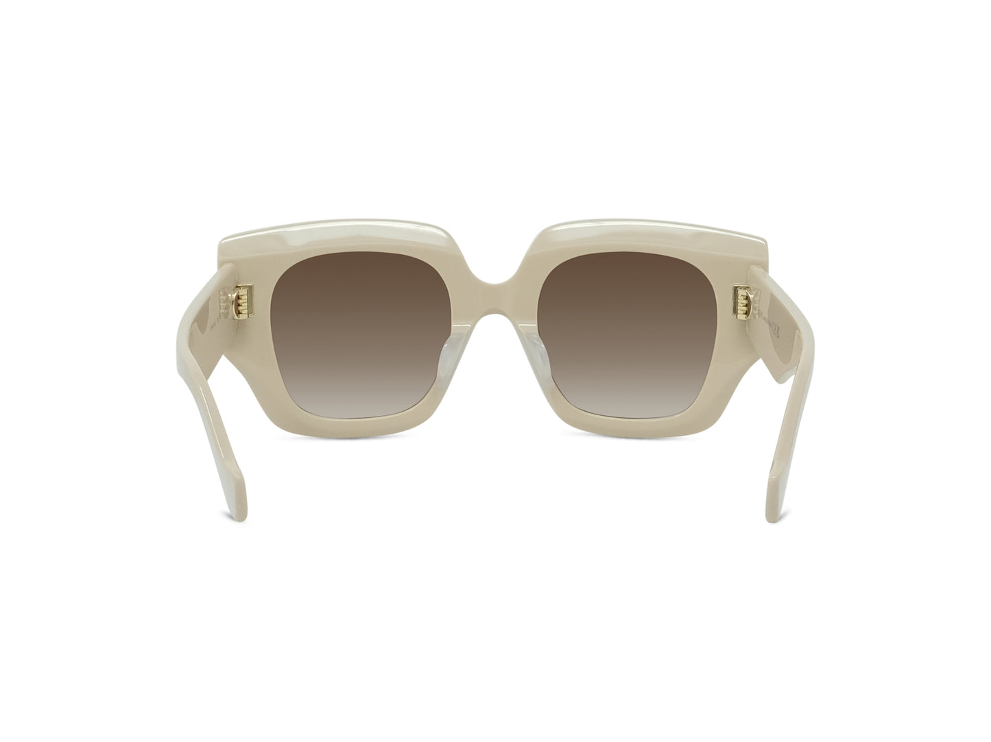 White Geometric Sunglasses