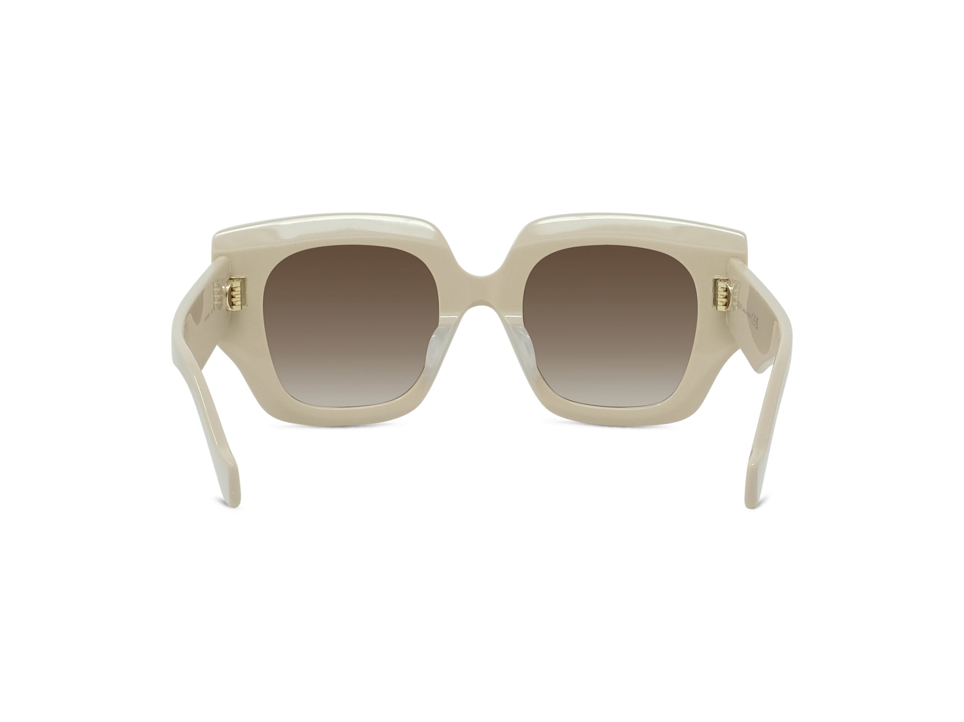 White Geometric Sunglasses