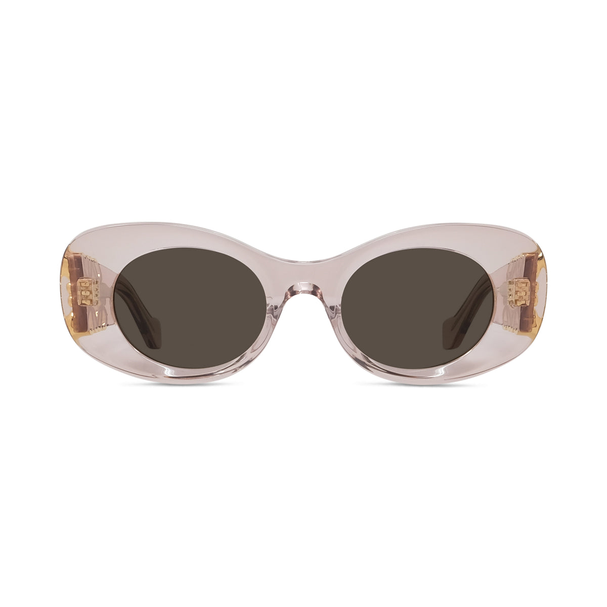 Oval Acetate Sunglasses