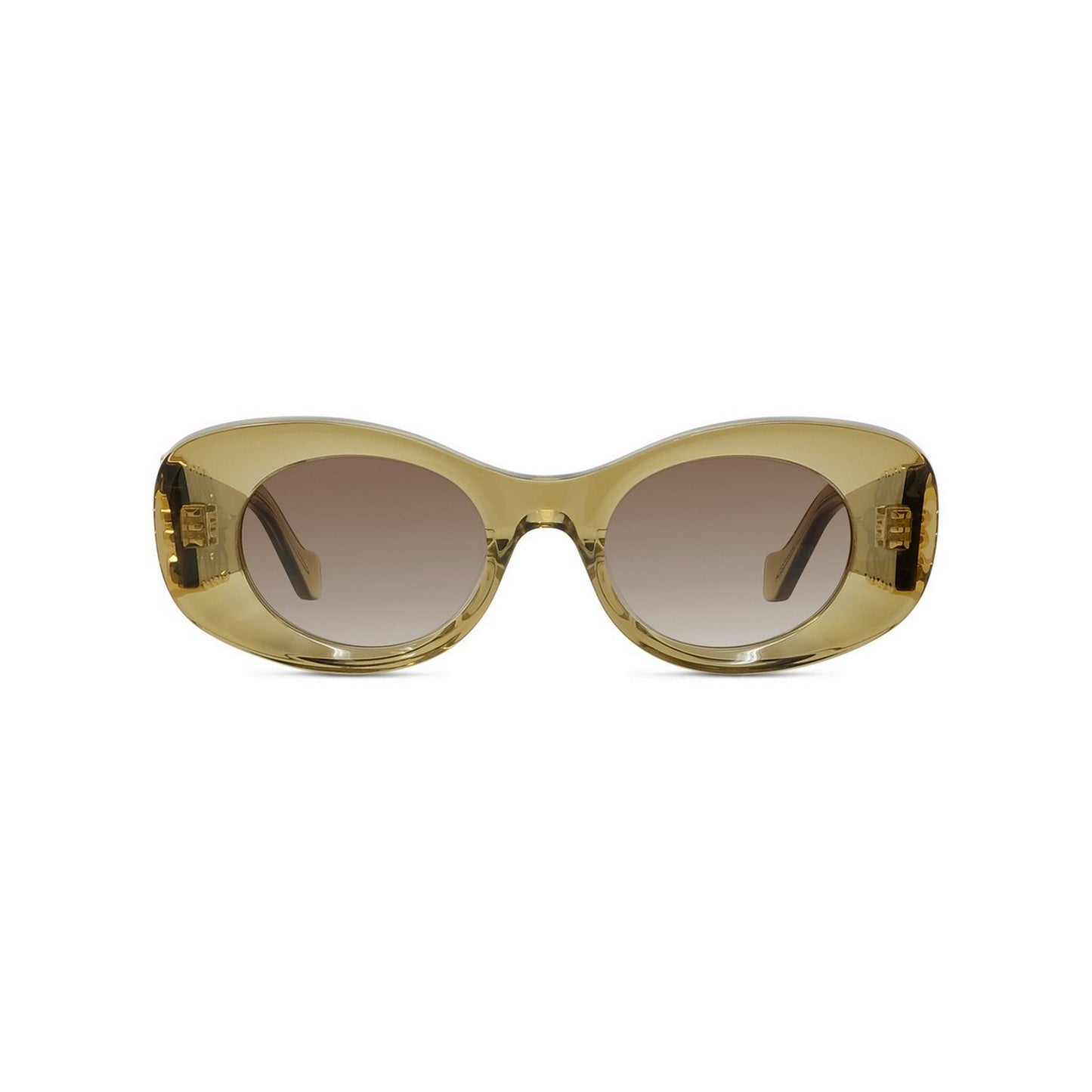 Oval Acetate Sunglasses