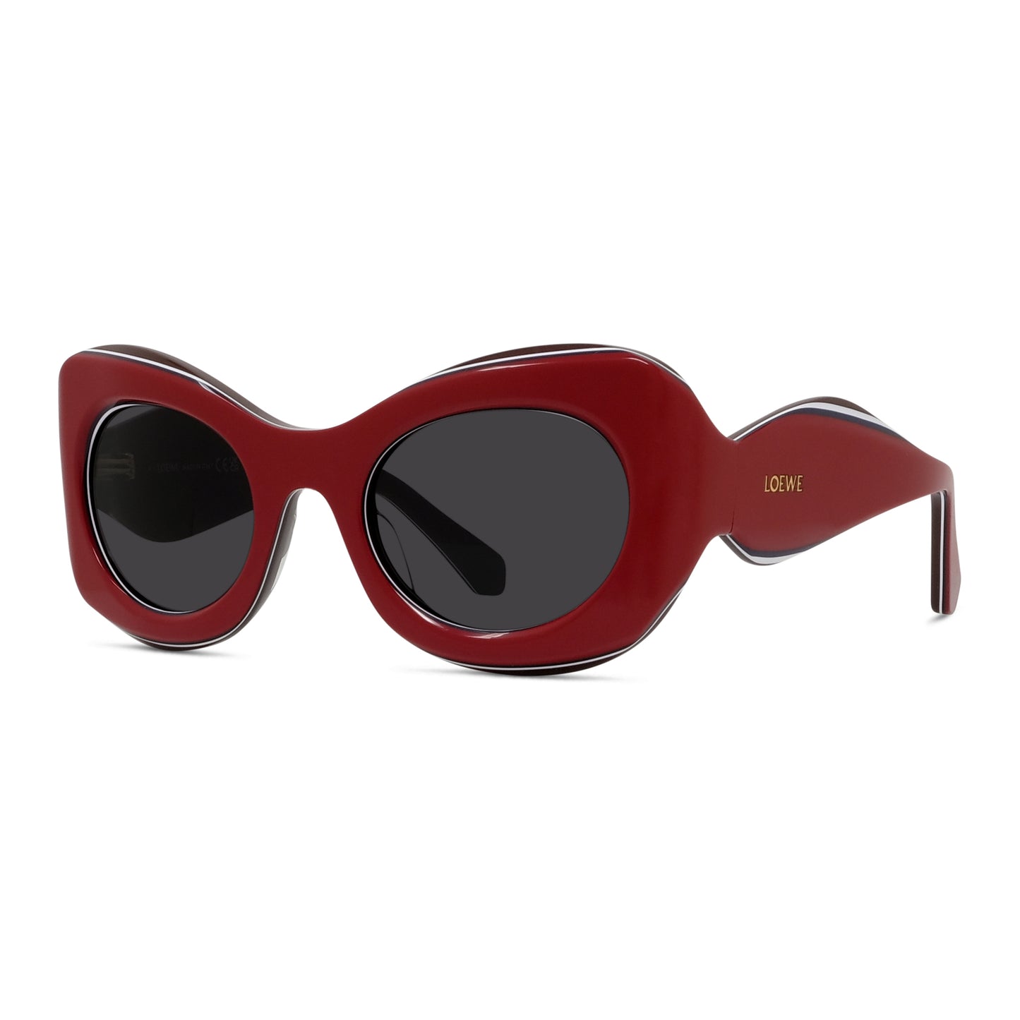 Red Butterfly Acetate Sunglasses