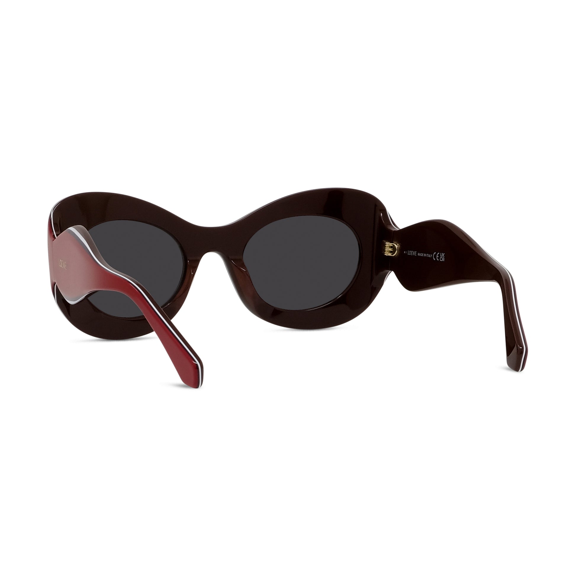 Red Butterfly Acetate Sunglasses