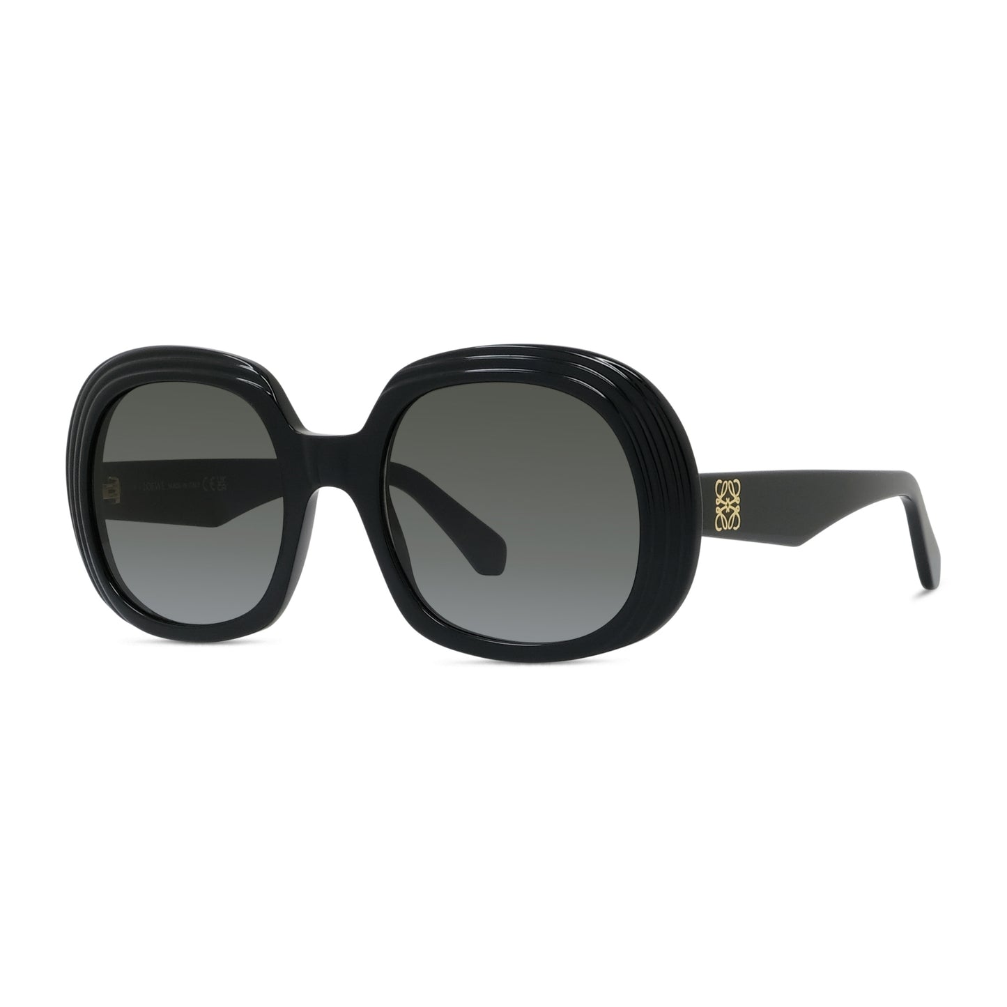 Oversized Round Acetate Sunglasses