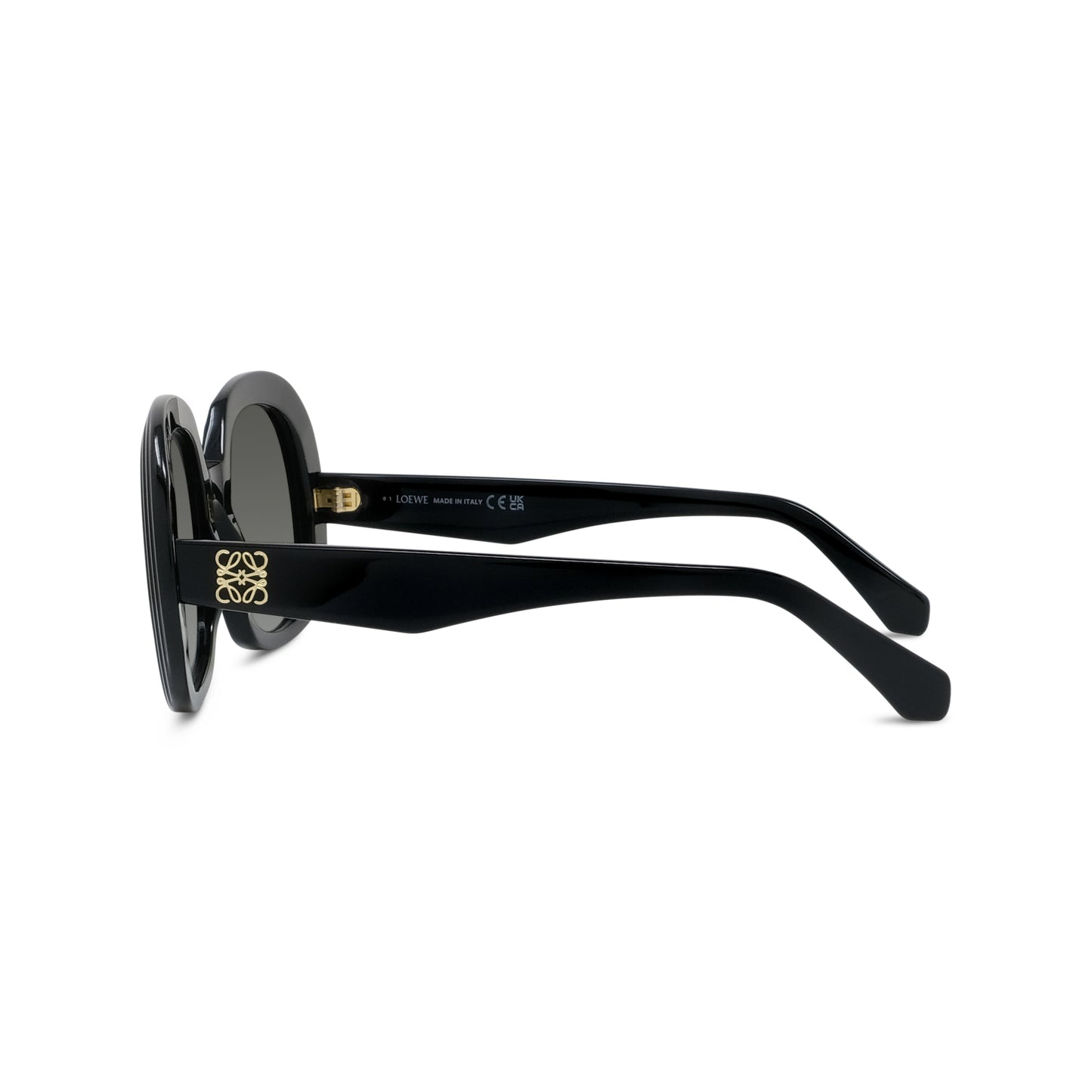 Oversized Round Acetate Sunglasses