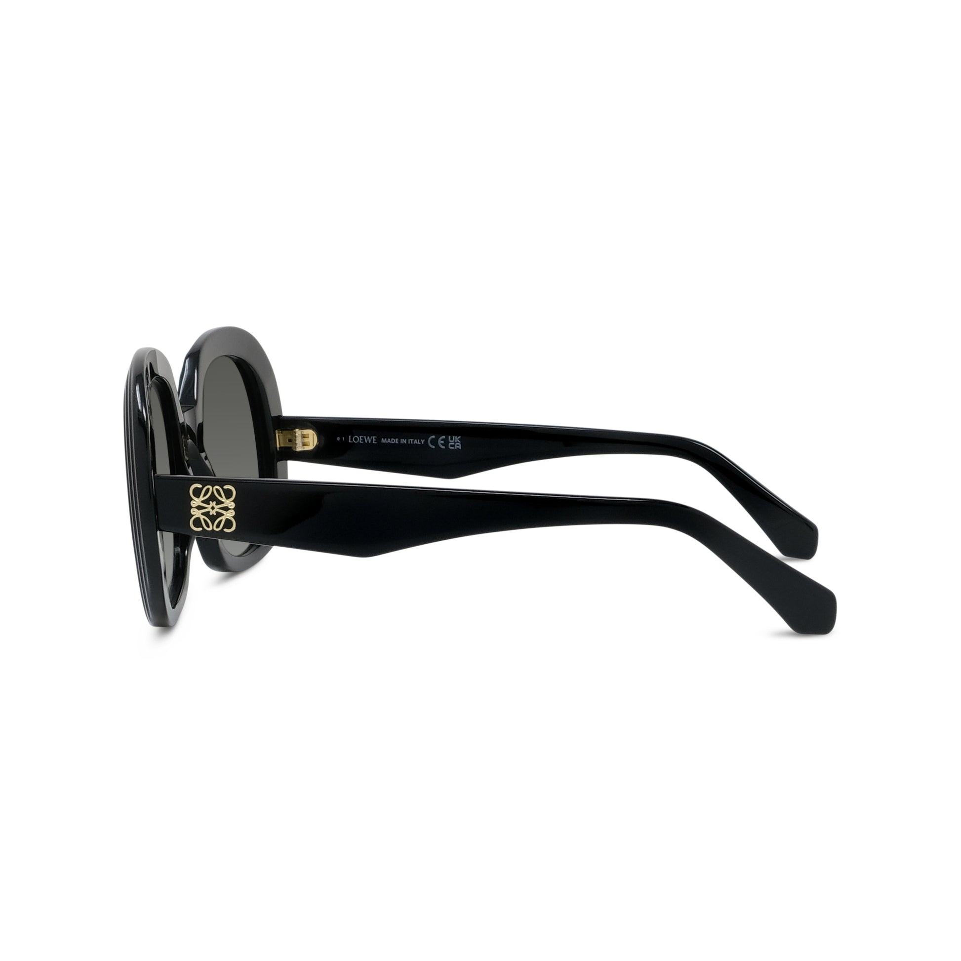 Oversized Round Acetate Sunglasses