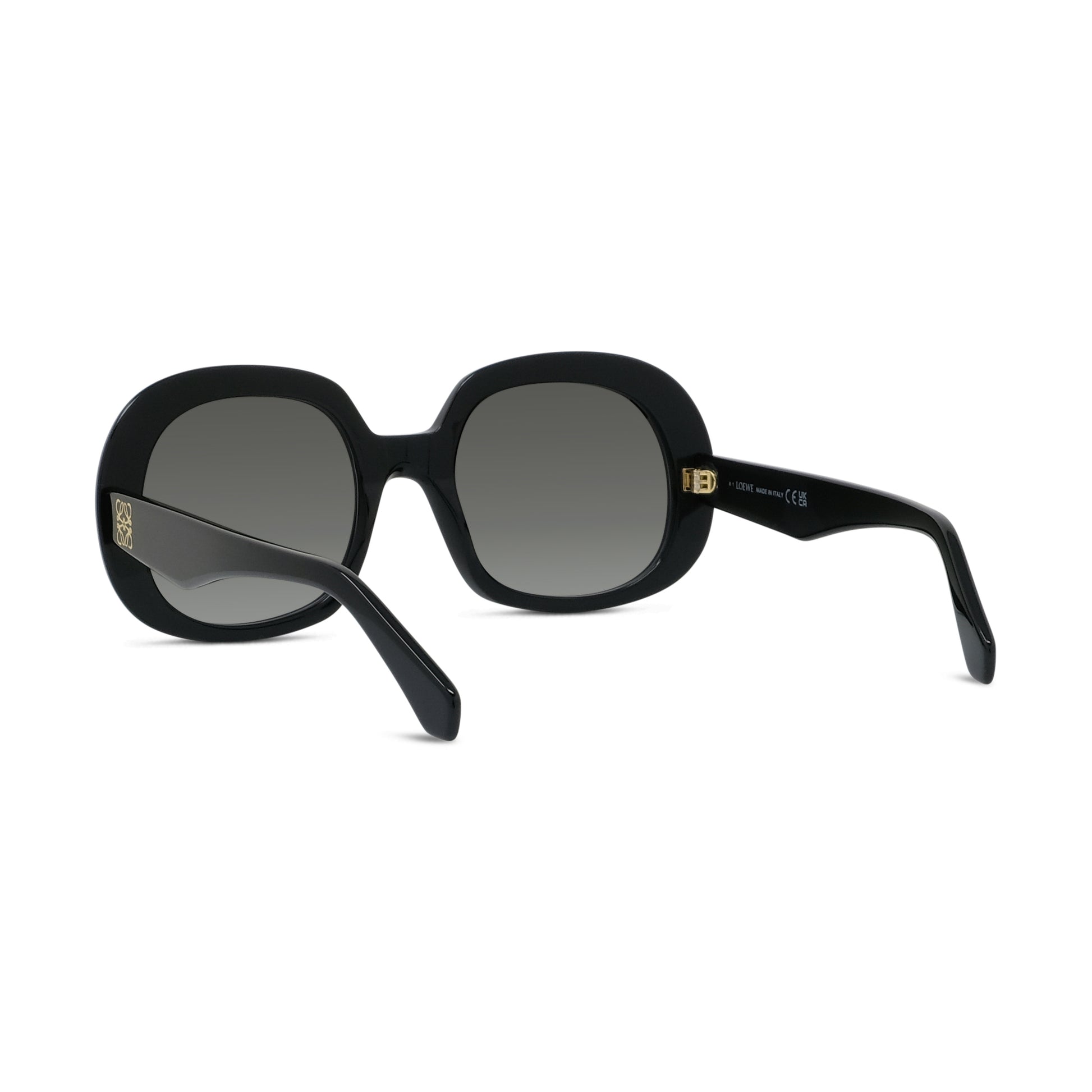 Oversized Round Acetate Sunglasses
