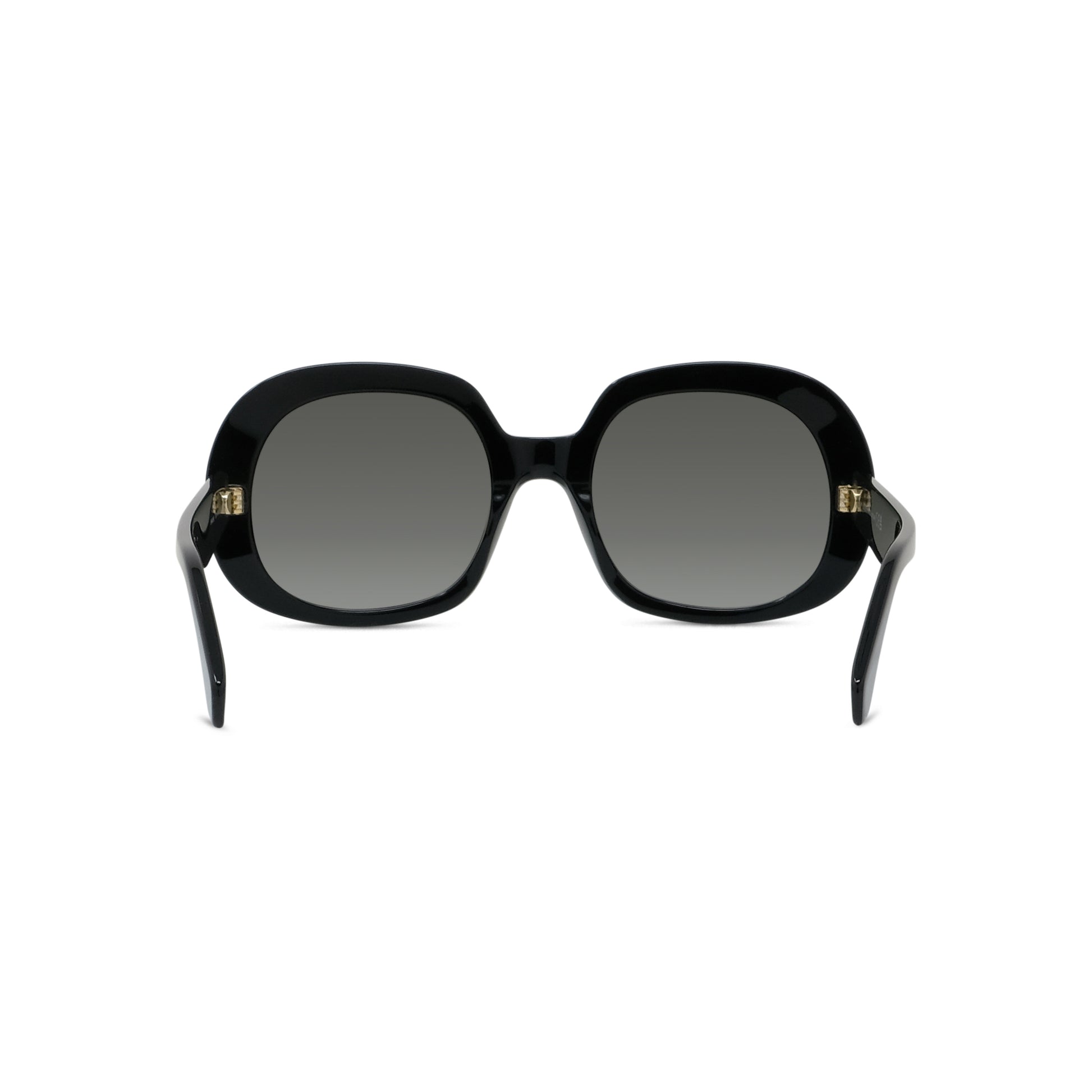 Oversized Round Acetate Sunglasses