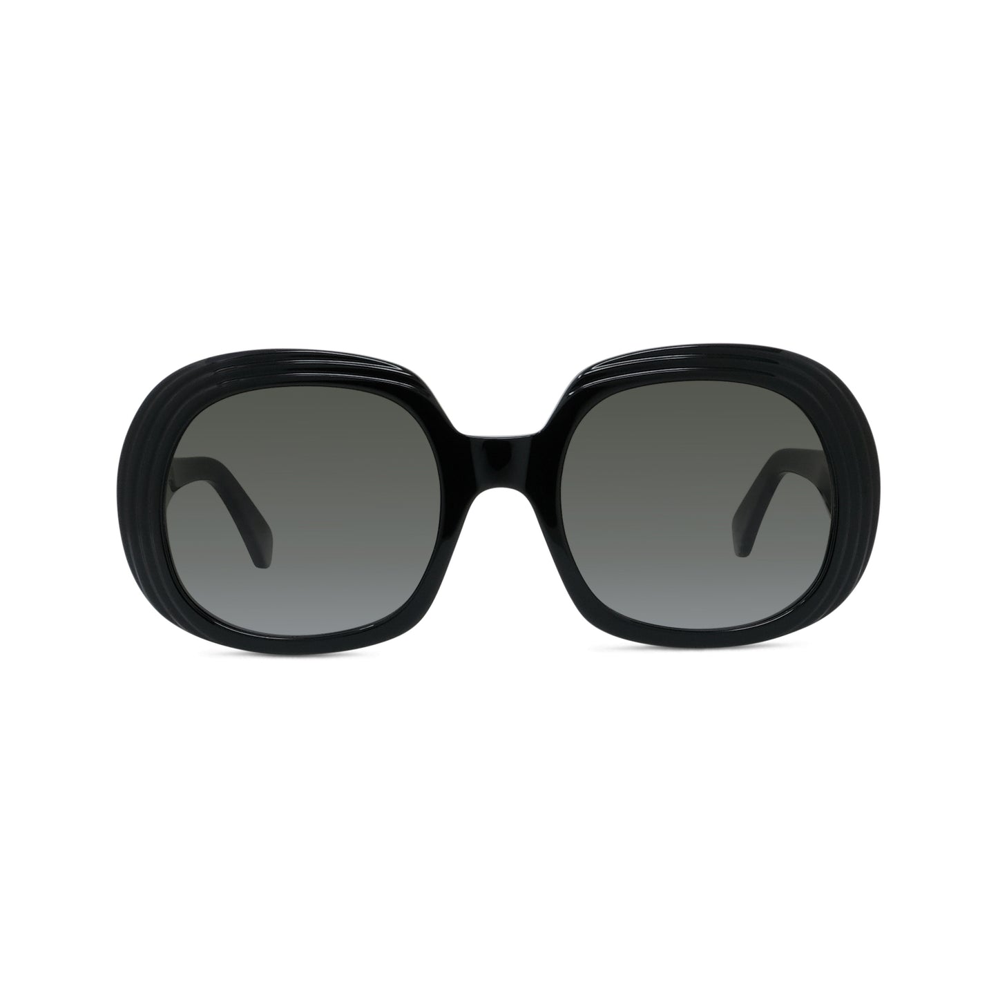 Oversized Round Acetate Sunglasses